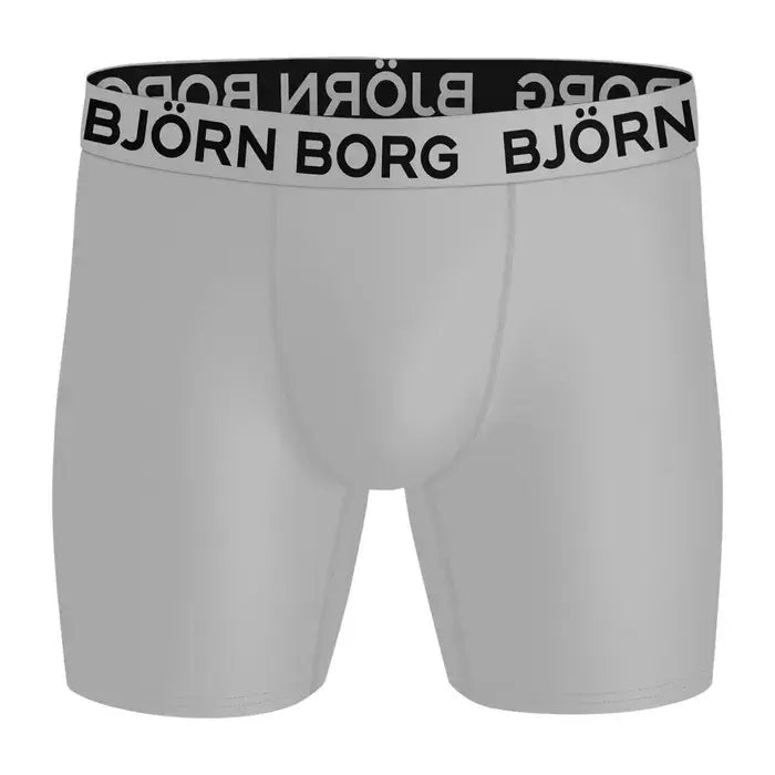 Björn Borg 3 Pack Sports Microfiber Boxers - Pink, Grey, Green
