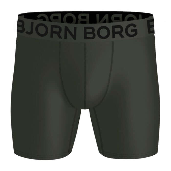 Björn Borg 2 Pack Sports Lightweight Boxers - Print, Grey