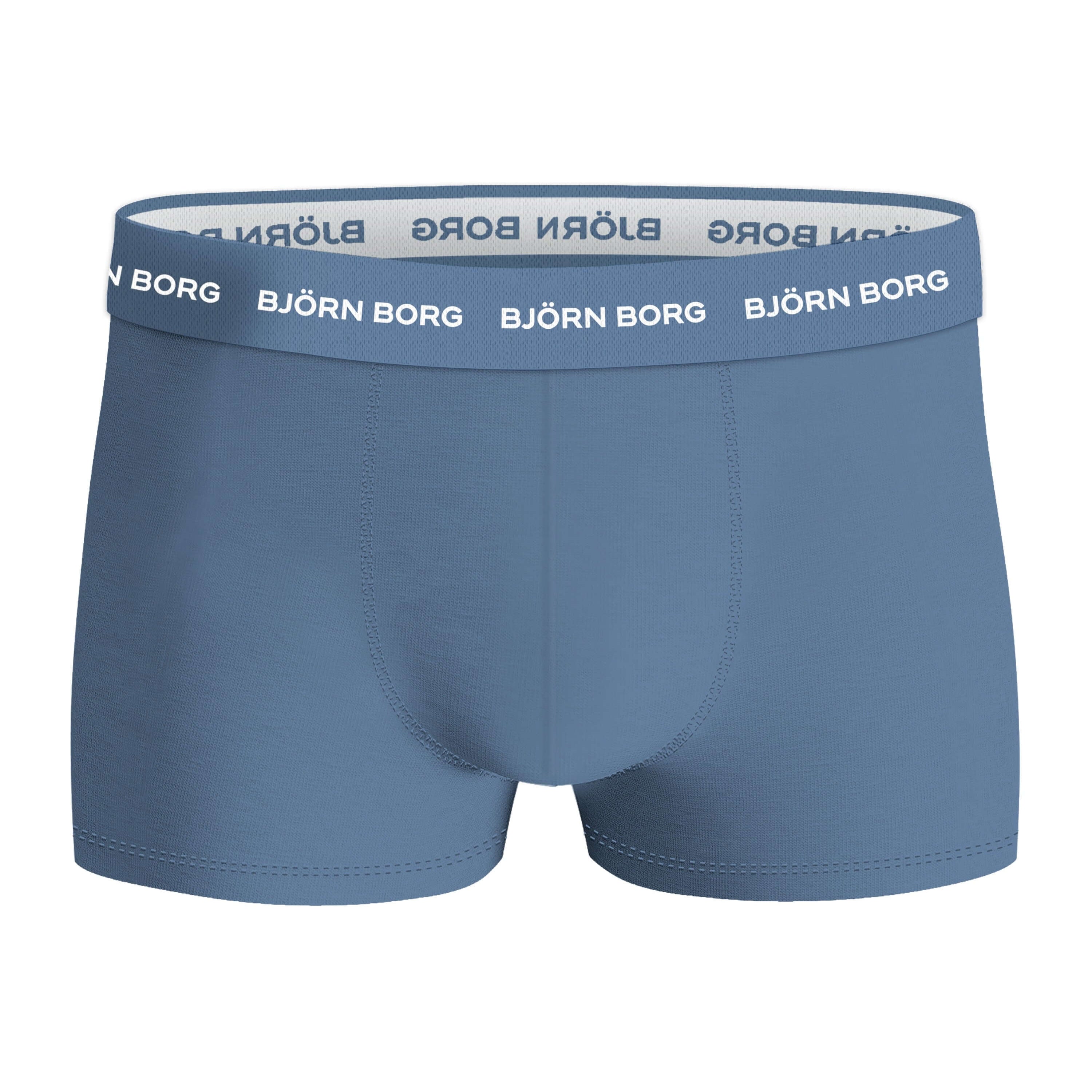 Björn Borg Cotton Stretch Trunks 3-pack - Blue, Tulip Print