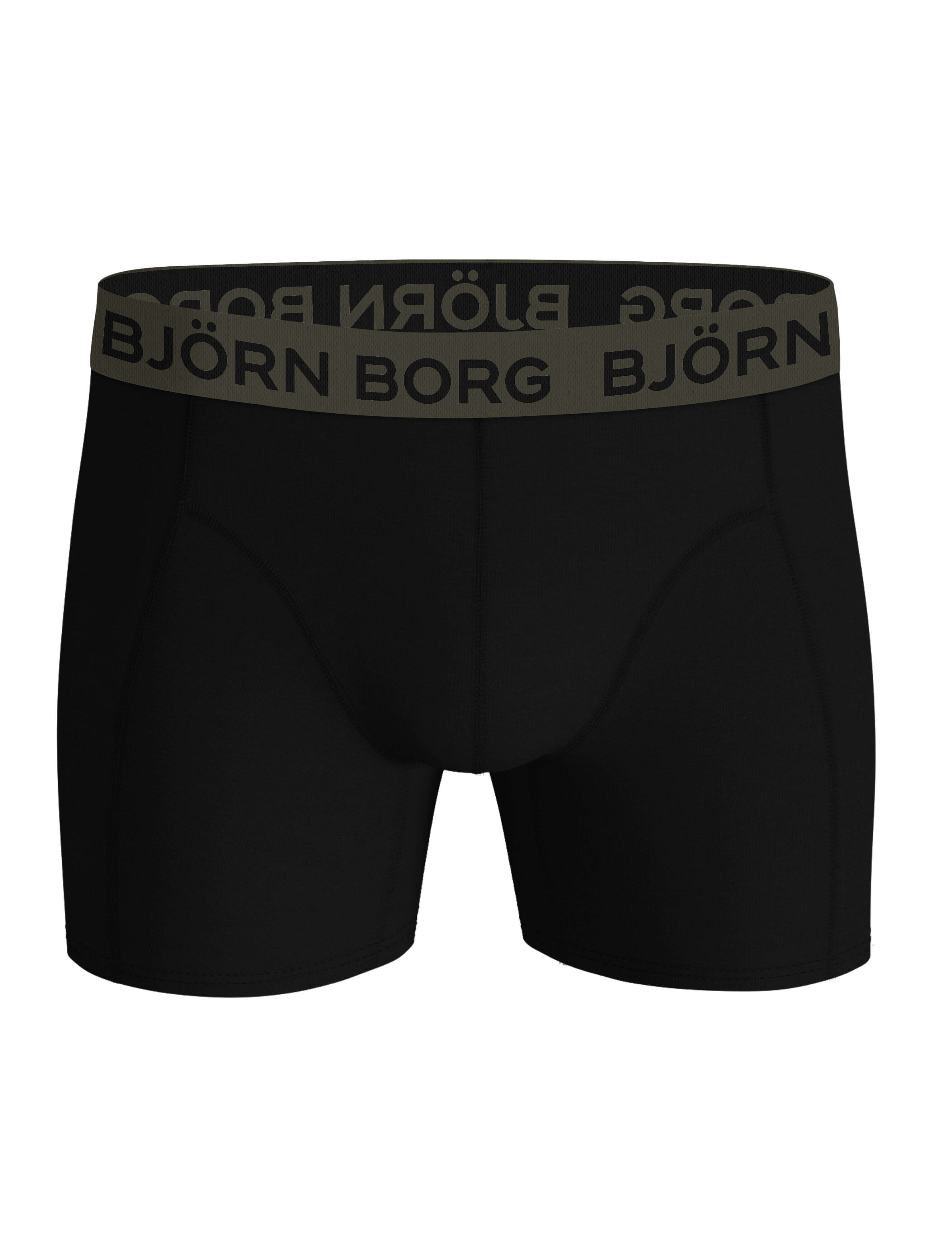 Björn Borg 2-Pack Cotton Stretch Men's Boxers - Black, Multi
