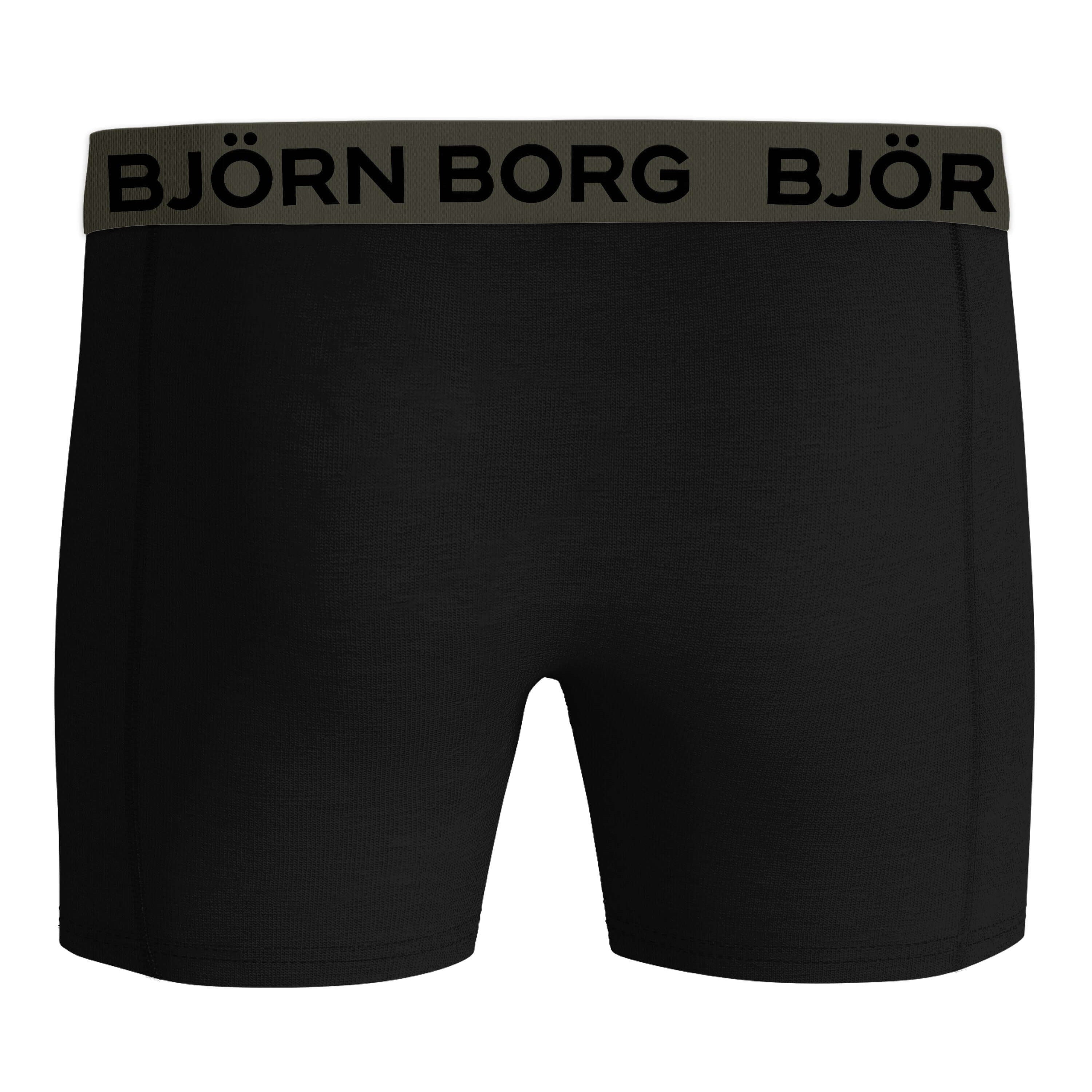 Björn Borg 2-Pack Cotton Stretch Men's Boxers - Black, Multi