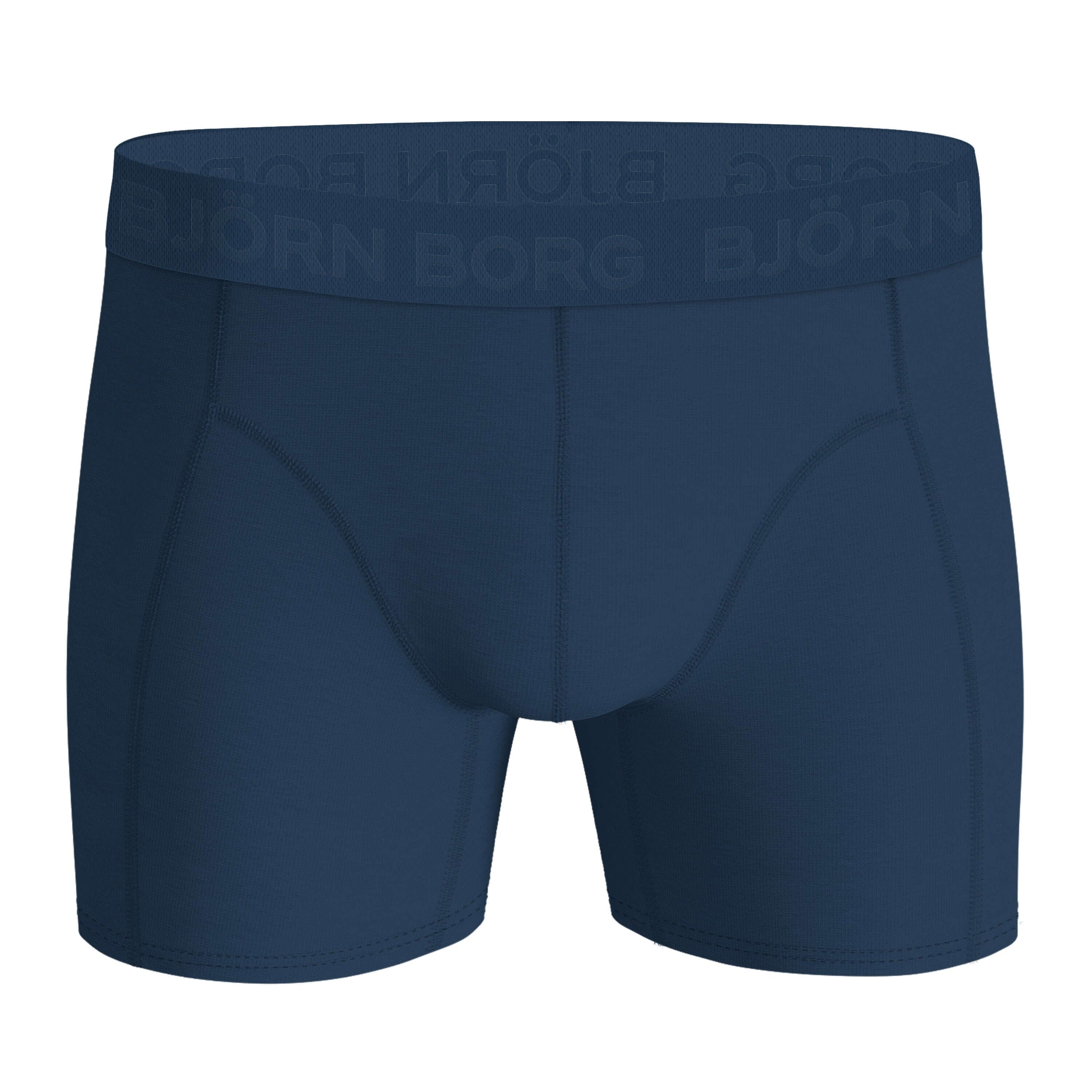Björn Borg Men’s 3-Pack Cotton Stretch Boxers – Blue, Print