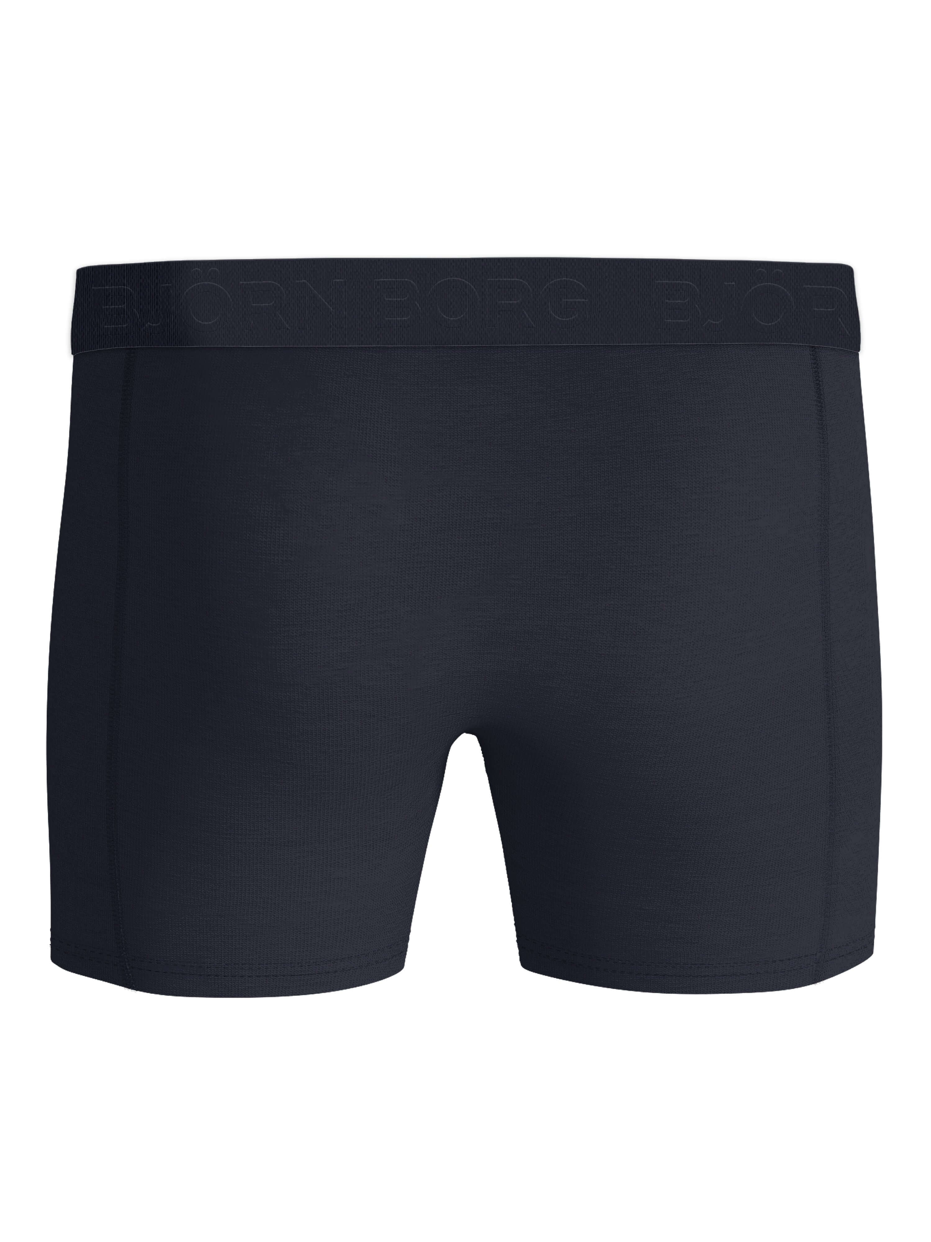 Björn Borg 5 Pack Cotton Stretch Boxers - Black, Blue, Pink, Print