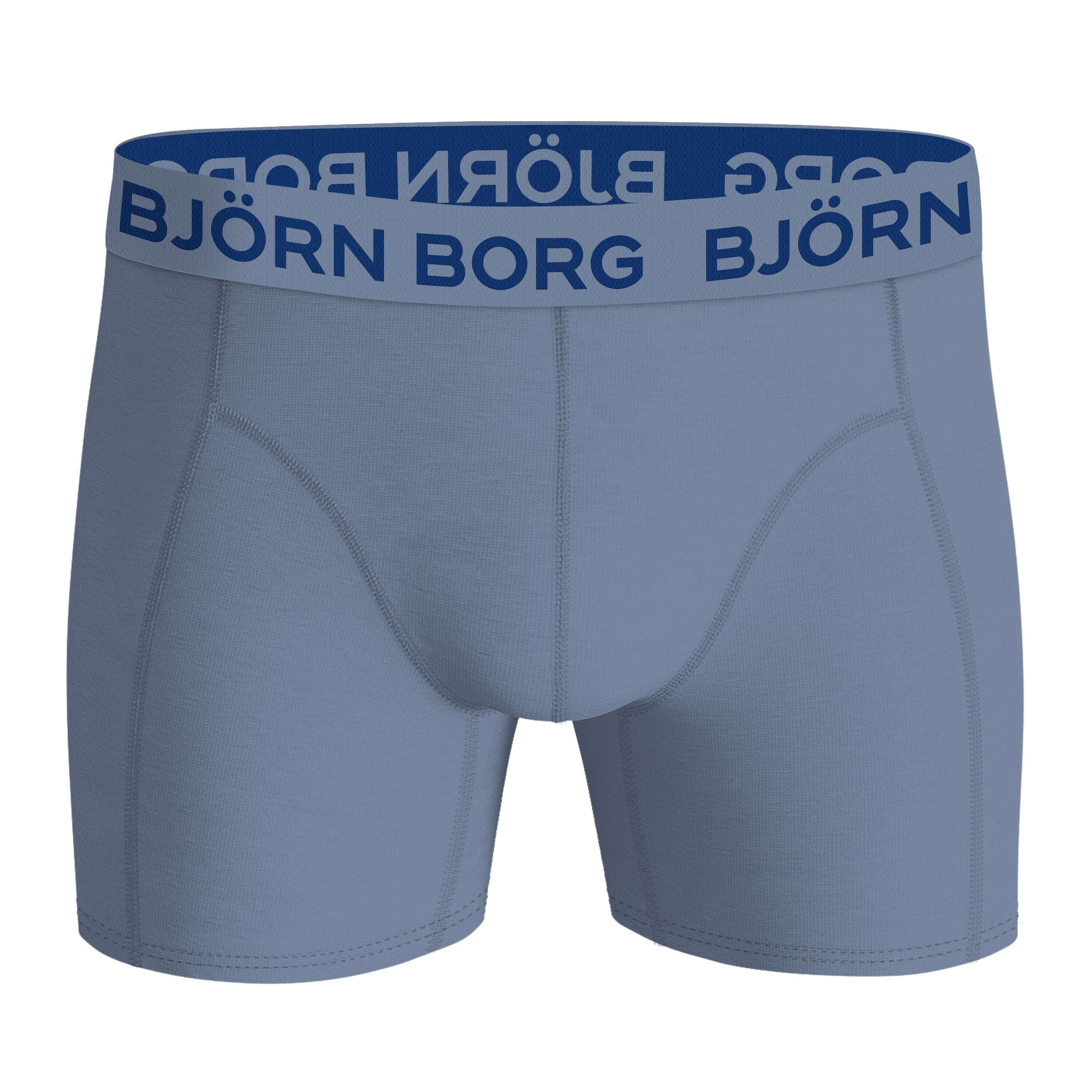 Björn Borg 5 Pack Cotton Stretch Boxers - Black, Blue, Pink, Print