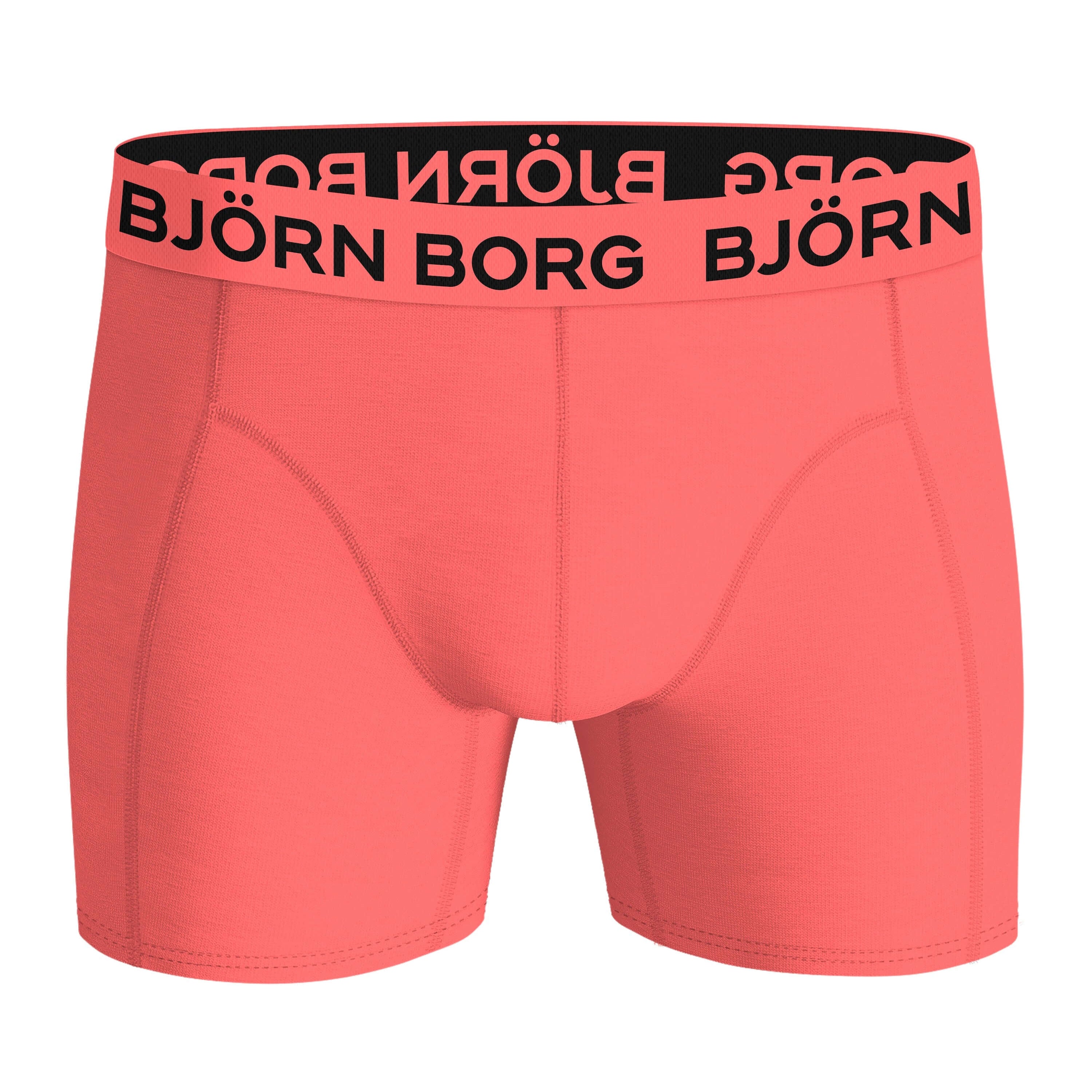 Björn Borg 5 Pack Cotton Stretch Boxers - Black, Blue, Pink, Print