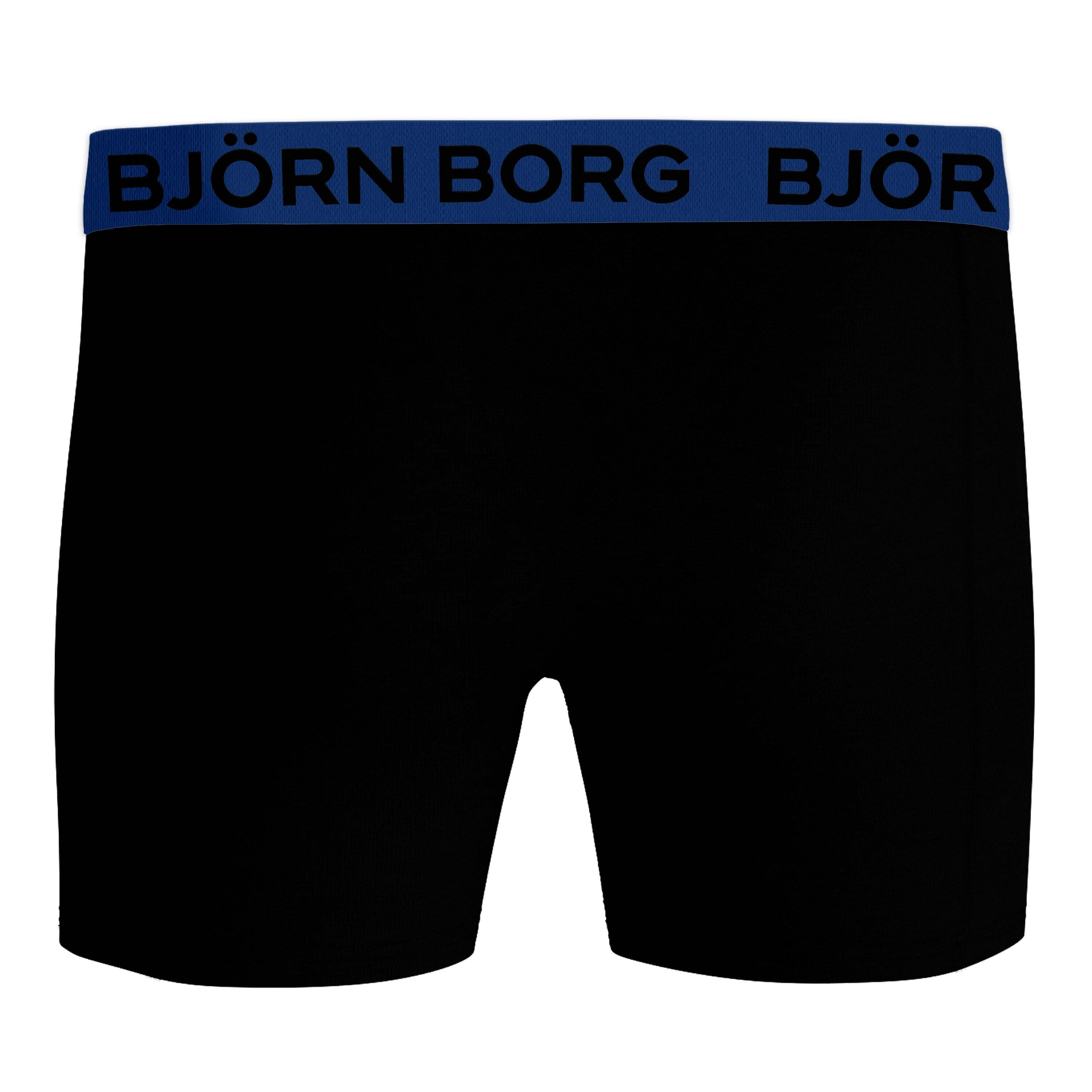 Björn Borg 5 Pack Cotton Stretch Boxers - Black, Blue, Green, Print