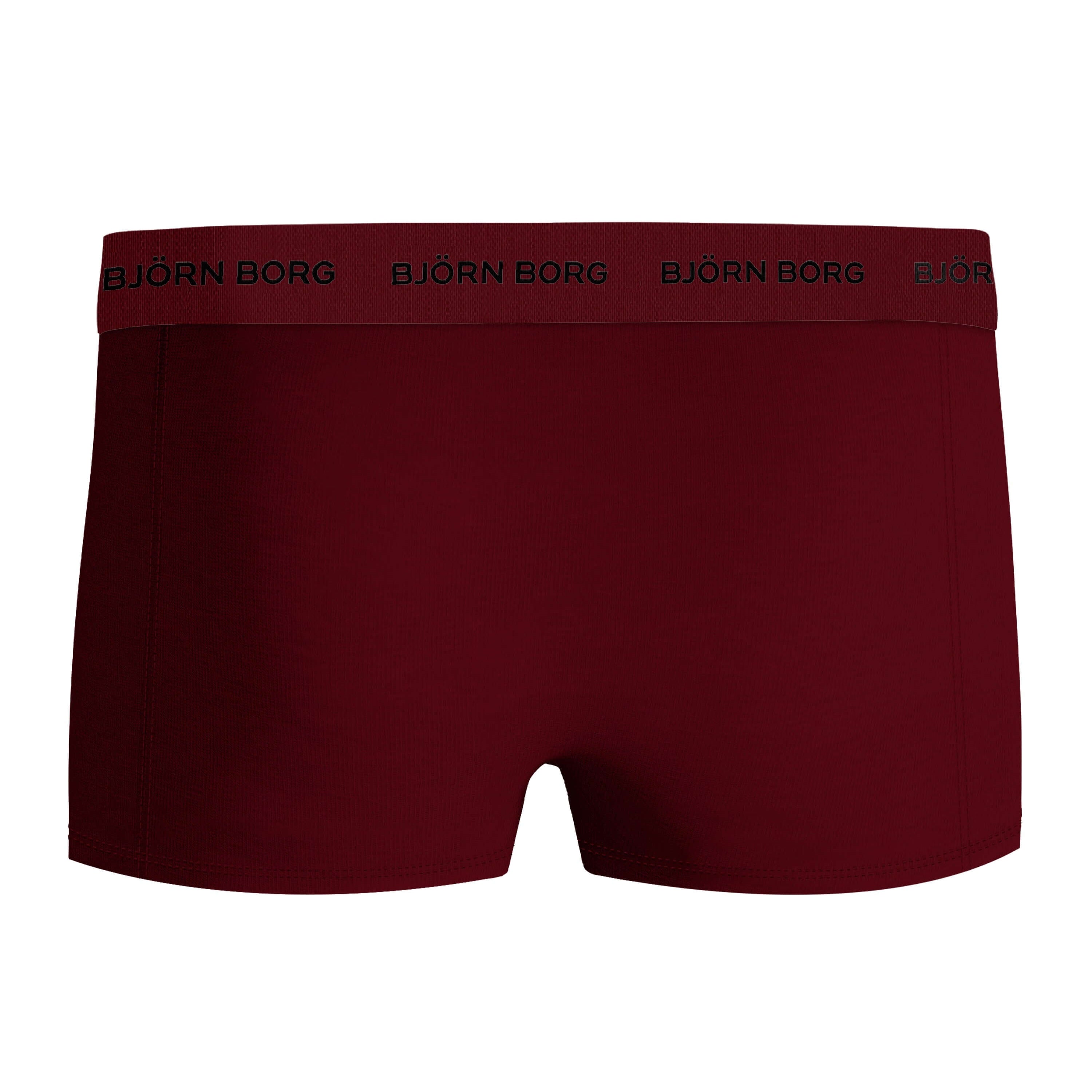 Björn Borg Cotton Stretch Trunks 5-pack - Black, Melange, Green, Print, Red