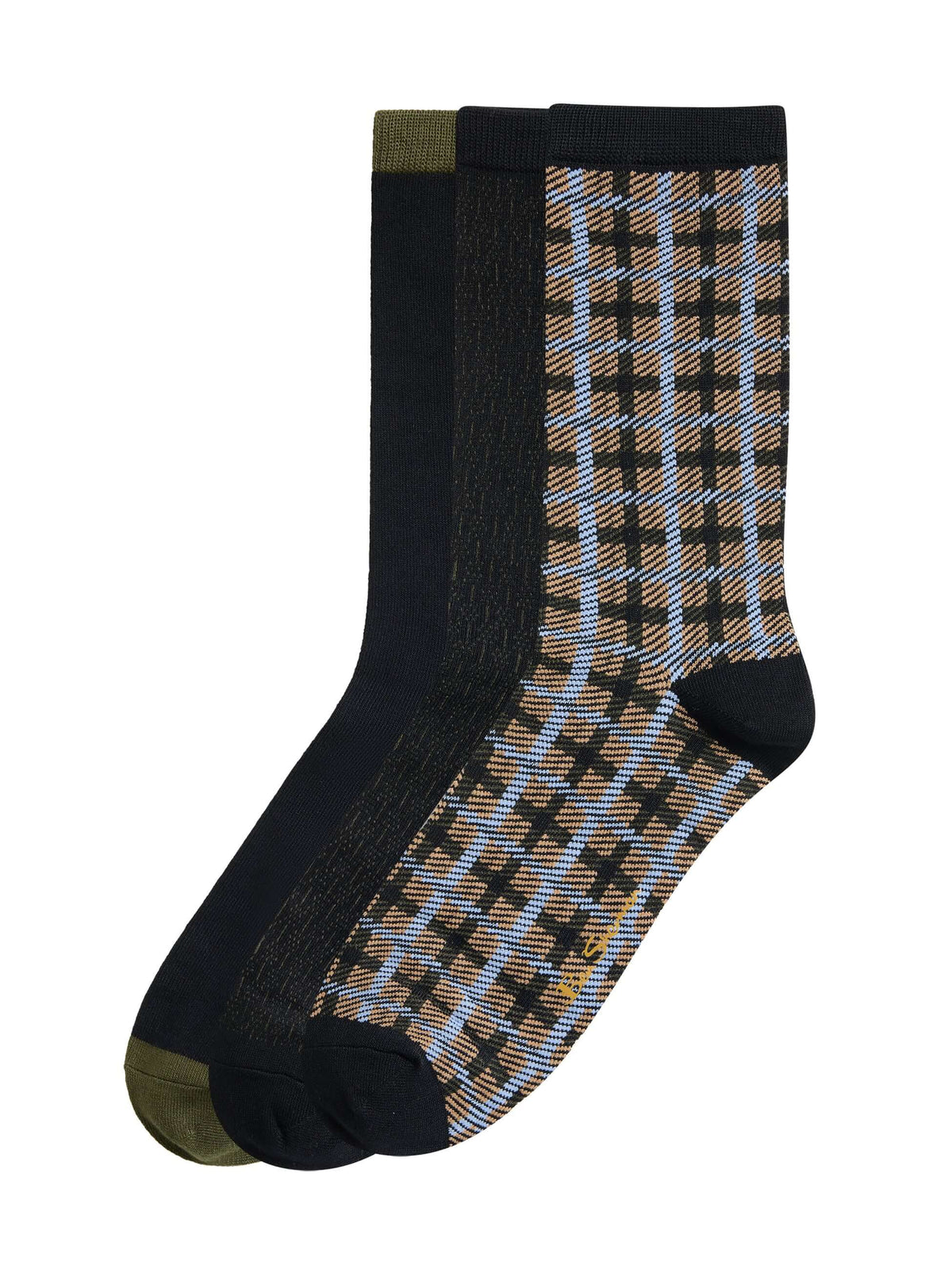 Ben Sherman 3-Pack Mod Stripe Bamboo Sock Gift Box