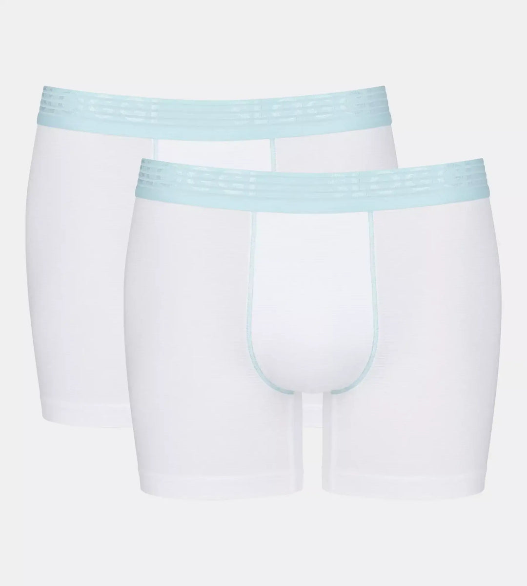 Sloggi Men's Ever Cool 2 Pack Boxer Shorts White Trunks and Boxers