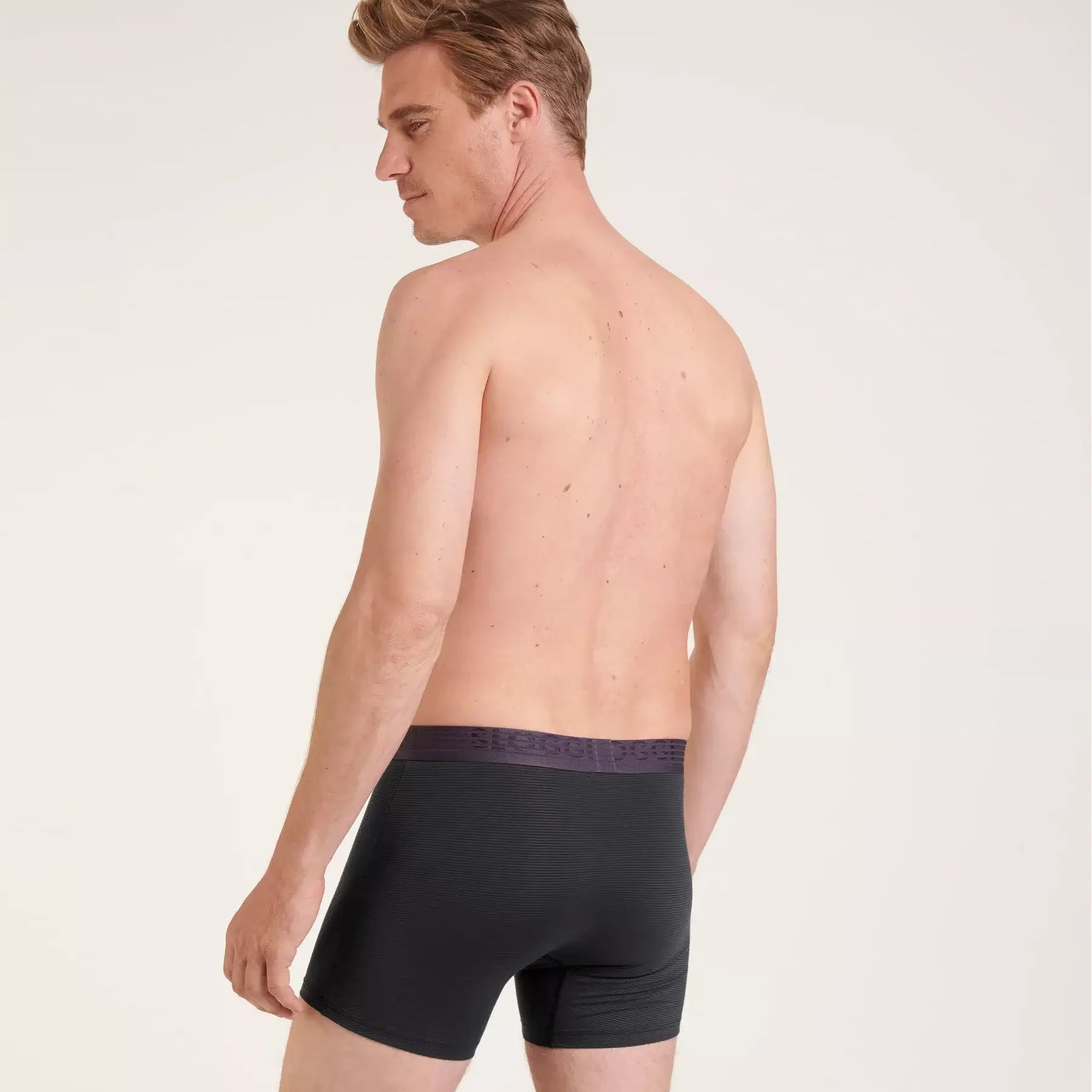 Sloggi Men's Ever Cool 2 Pack Boxer Shorts / Boxer Briefs - Black