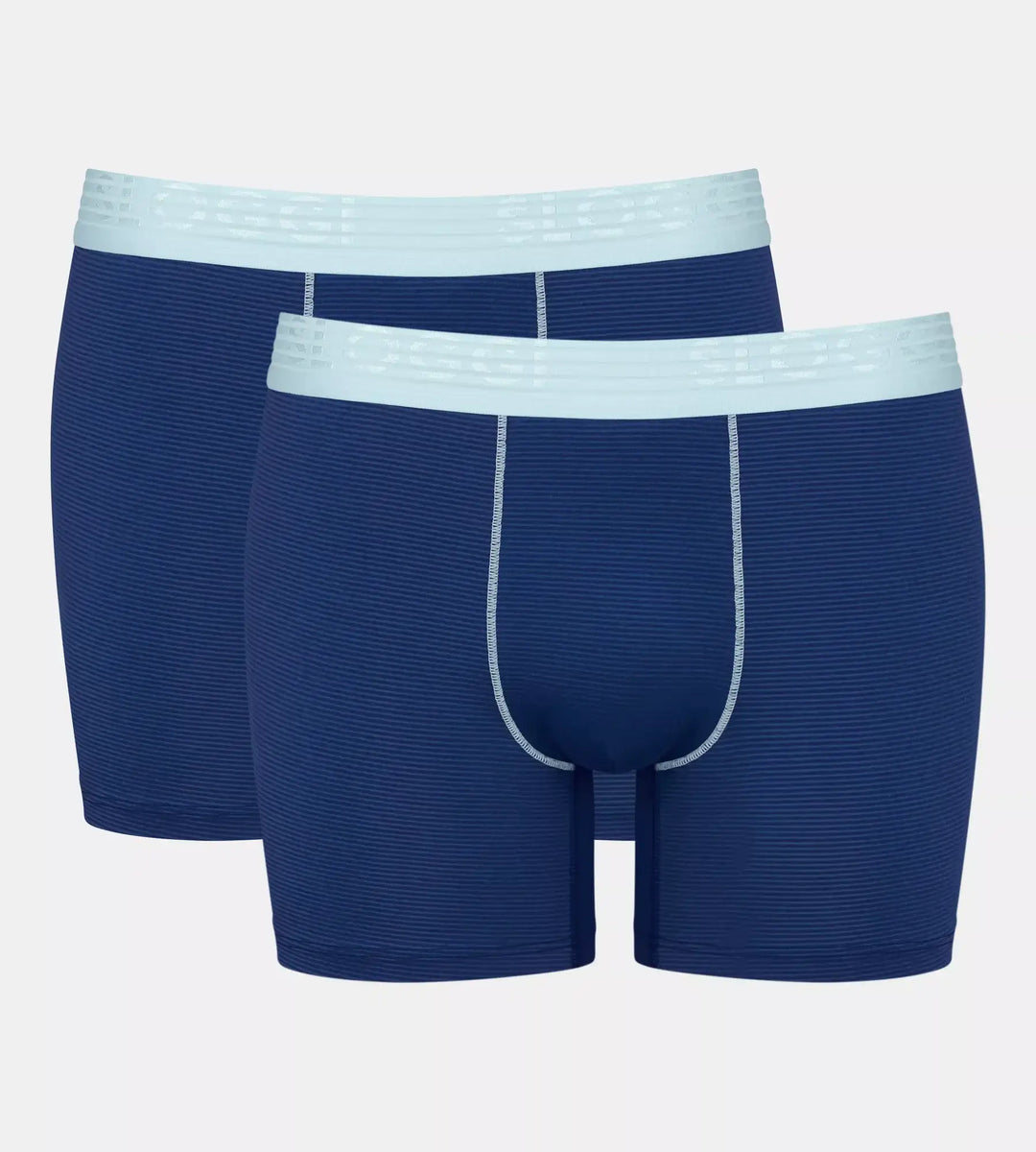 Sloggi Men's Ever Cool 2 Pack Boxer Shorts / Boxer Briefs Blue
