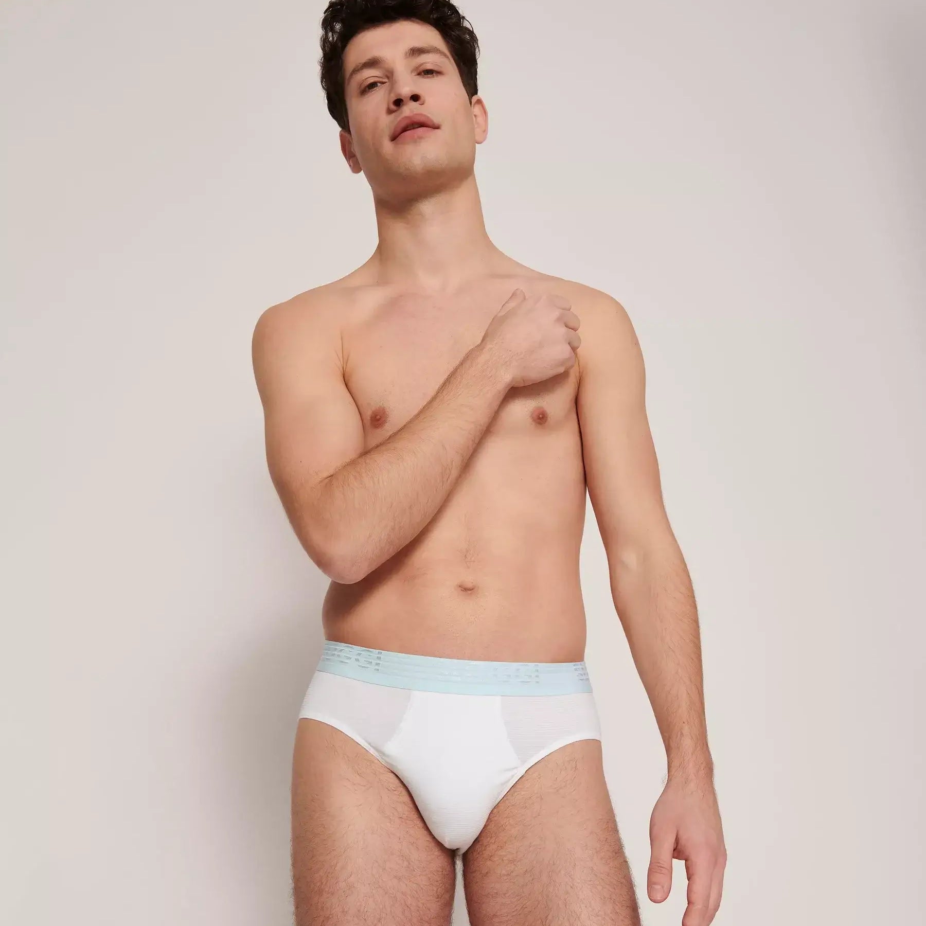 Sloggi Men's Ever Cool 2 Pack Midi Briefs - White