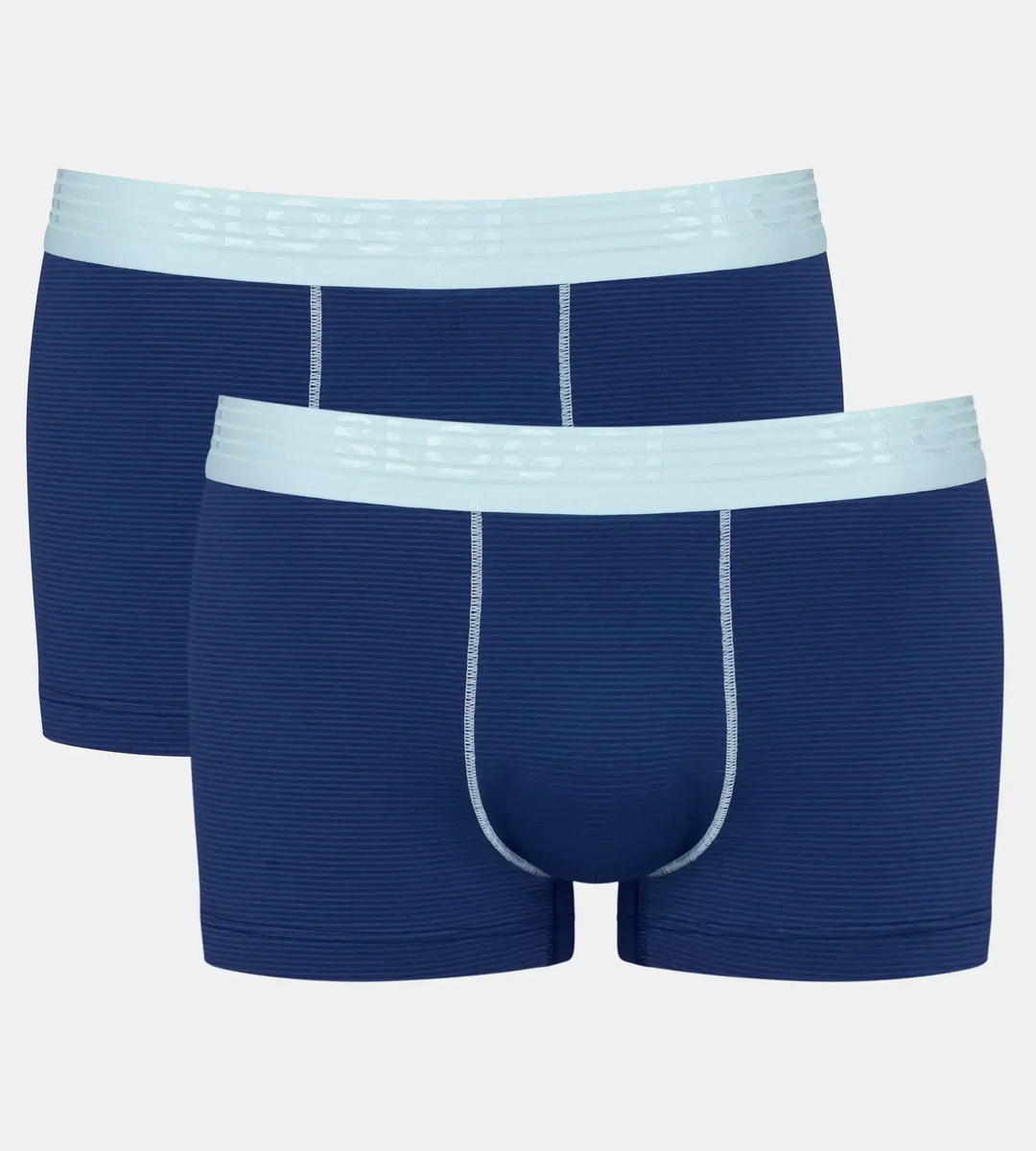 Sloggi Men's Ever Cool 2 Pack Trunks / Hipsters Blue Trunks and Boxers