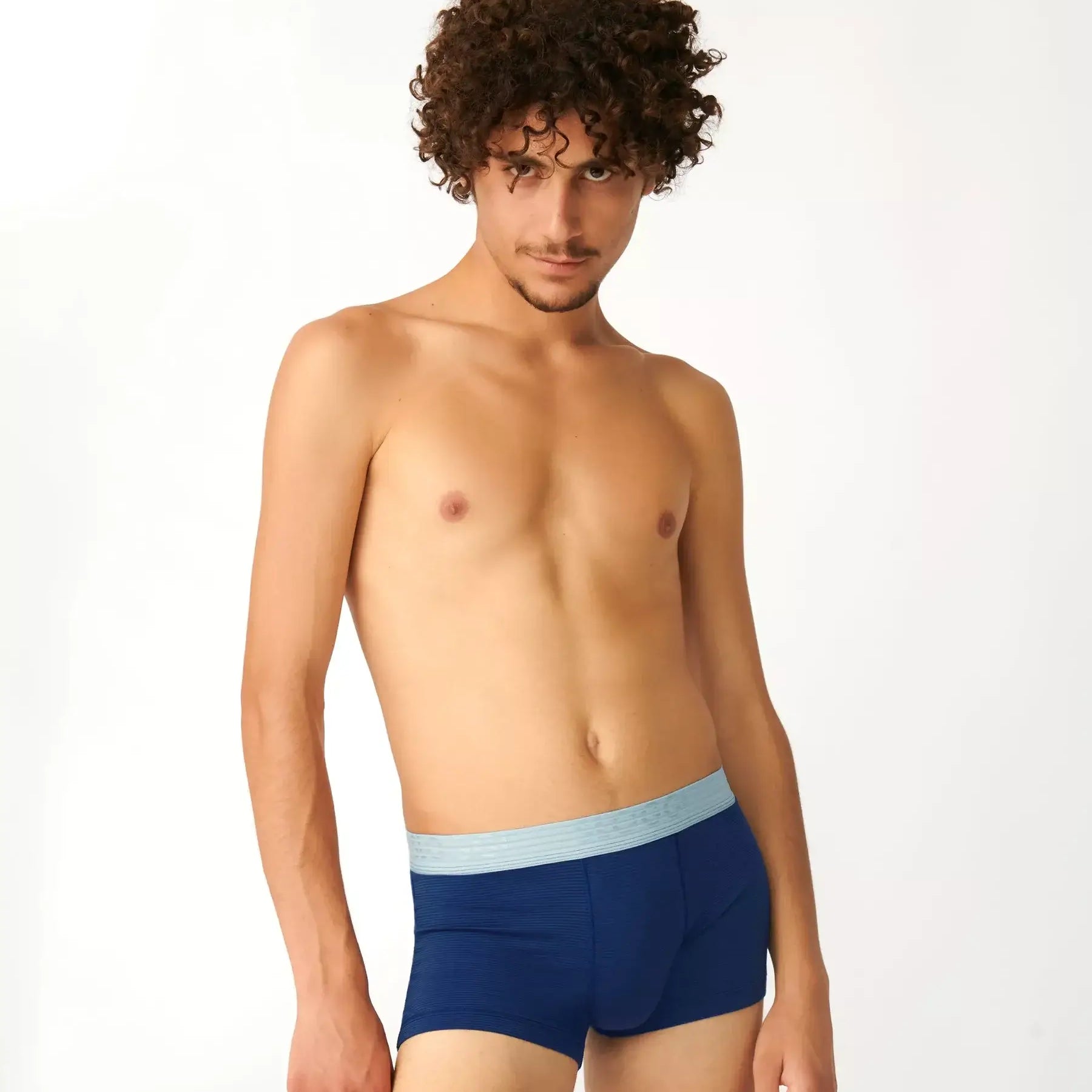 Sloggi Men's Ever Cool 2 Pack Trunks / Hipsters - Blue