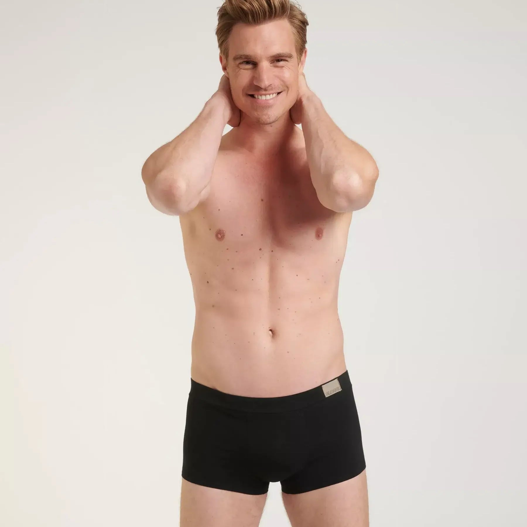 Sloggi Men's 2 Pack Go Natural Trunks - Black Hipsters