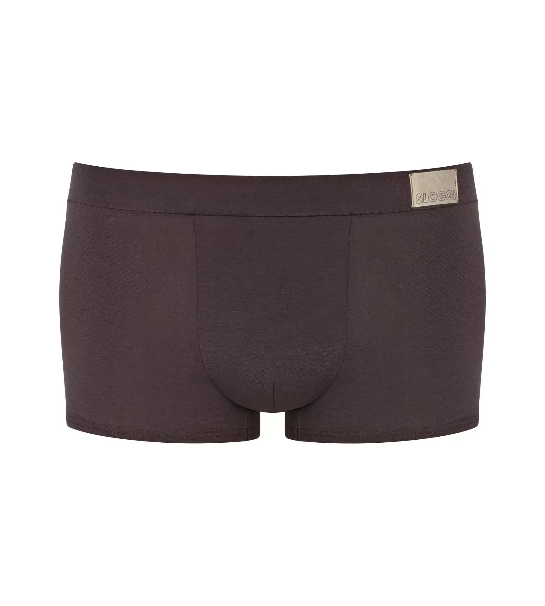 Sloggi Men's 2 Pack Go Natural Trunks - Brown Hipsters