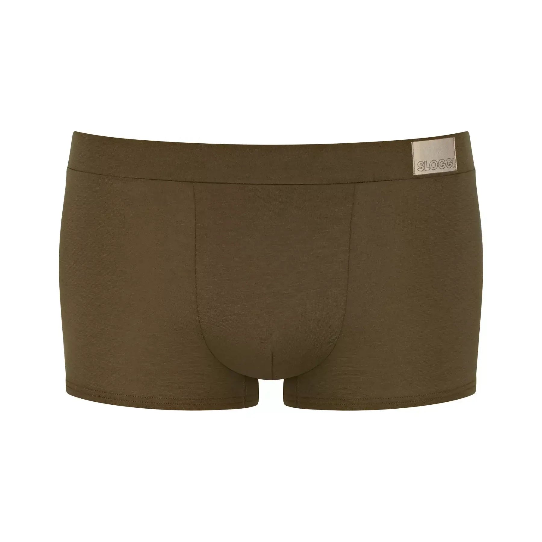 Sloggi Men's 2 Pack Go Natural Trunks - Brown Hipsters