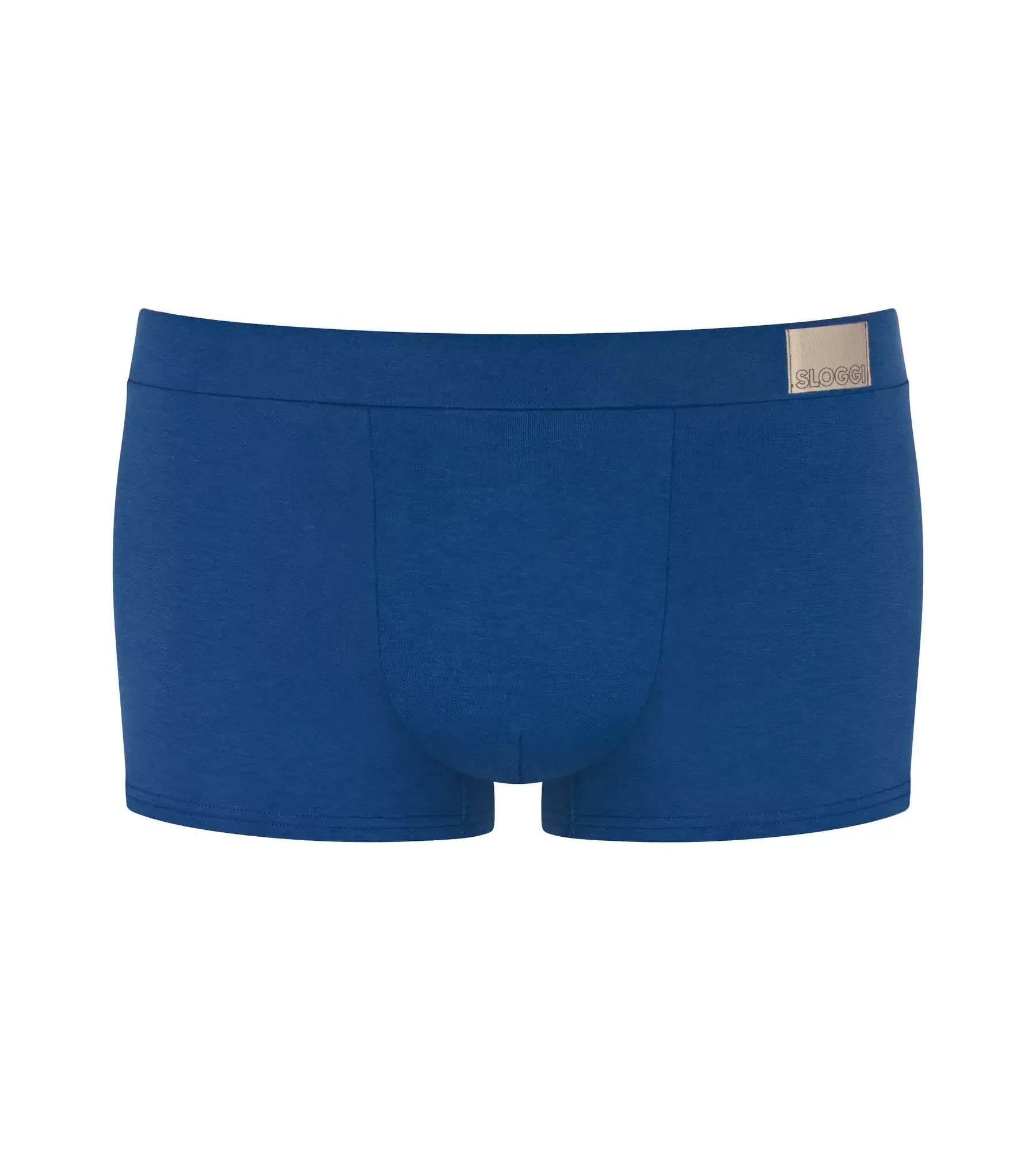 Sloggi Men's 2 Pack Go Natural Trunks - Blue Hipsters