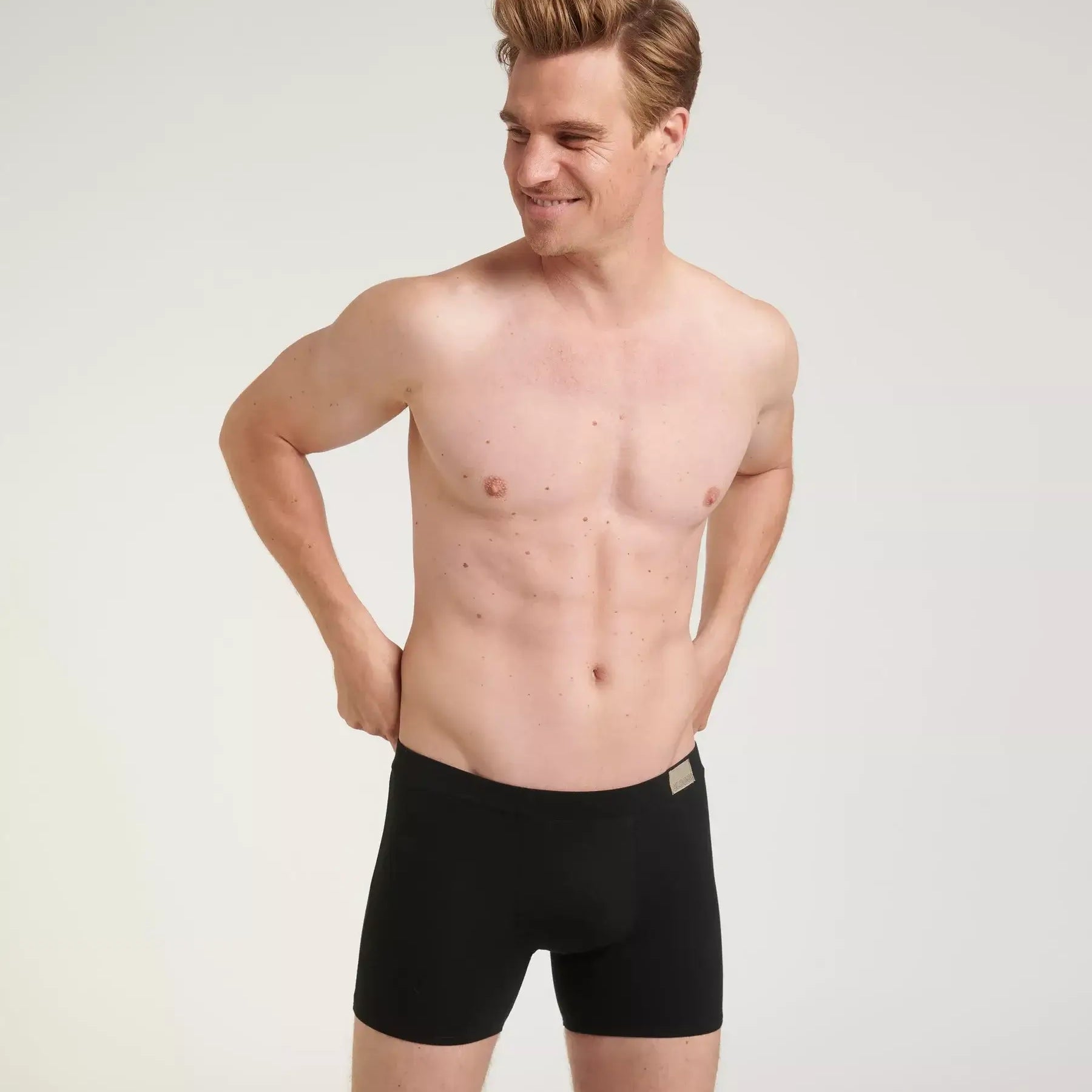 Sloggi Men's 2 Pack Go Natural Boxer Shorts - Black