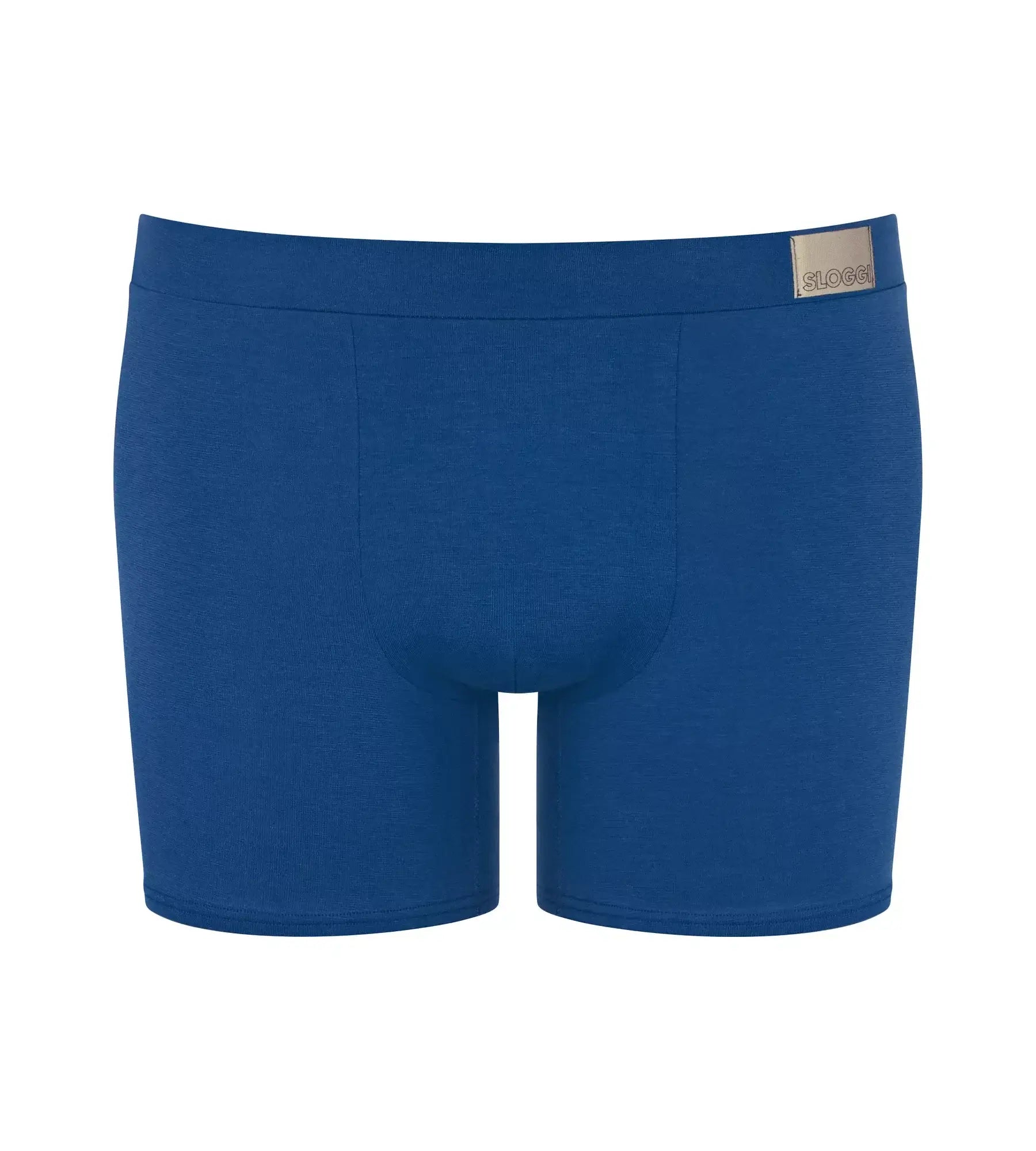 Sloggi Men's 2 Pack Go Natural Boxer Shorts - Blue