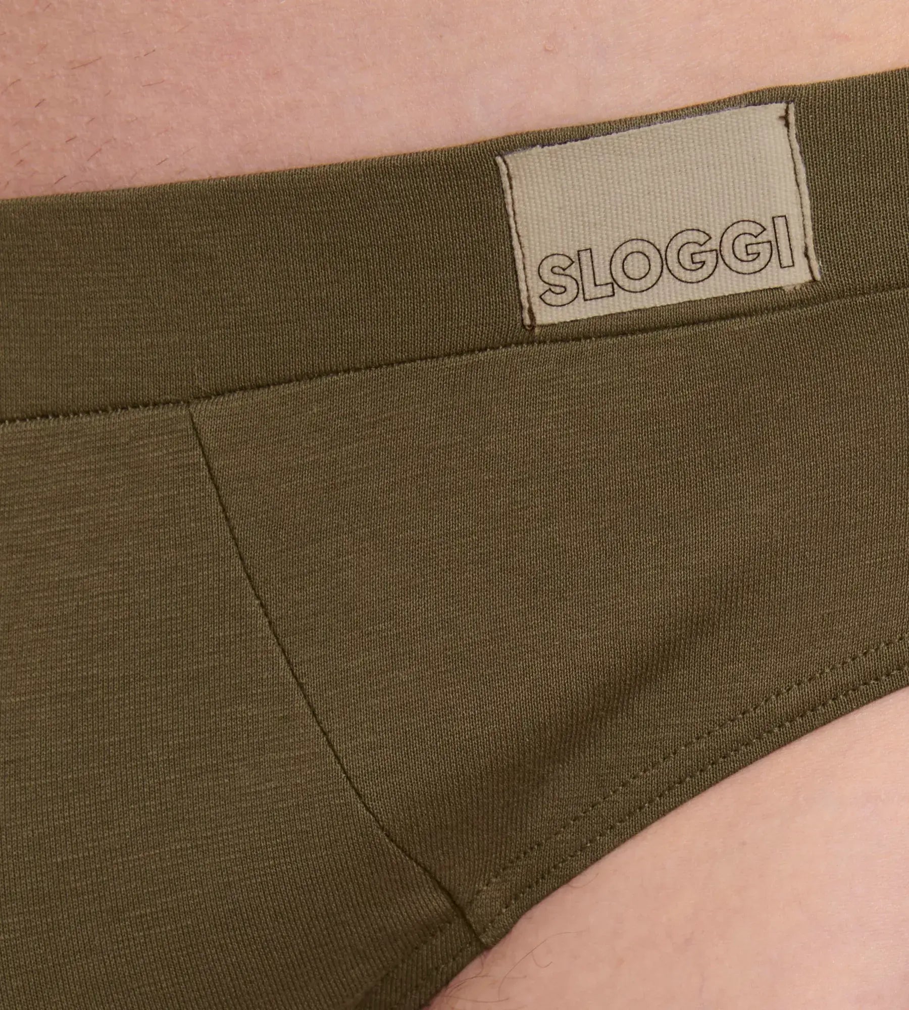 Sloggi Men's 2 Pack Go Natural Midi Briefs - Brown