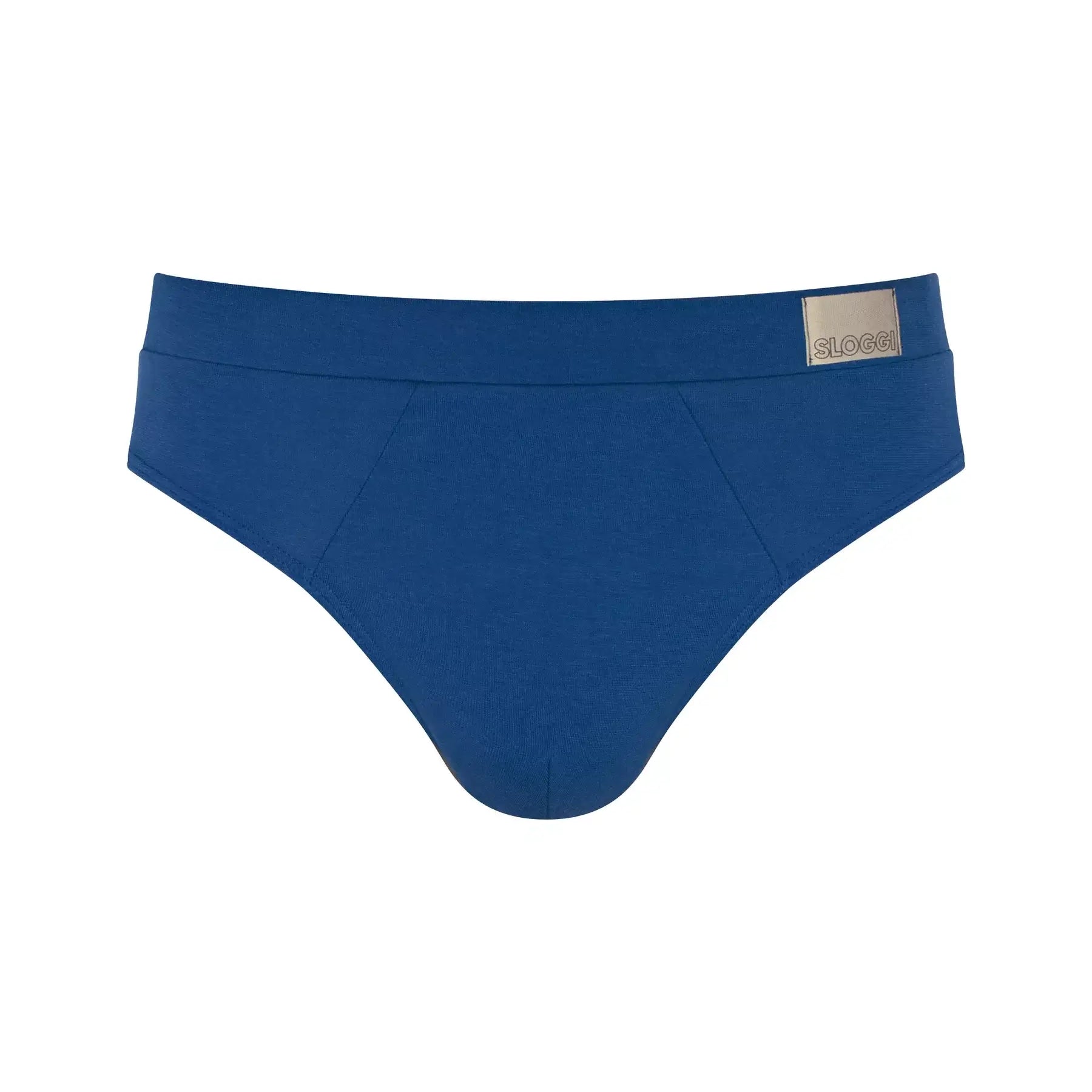 Sloggi Men's 2 Pack Go Natural Midi Briefs - Blue