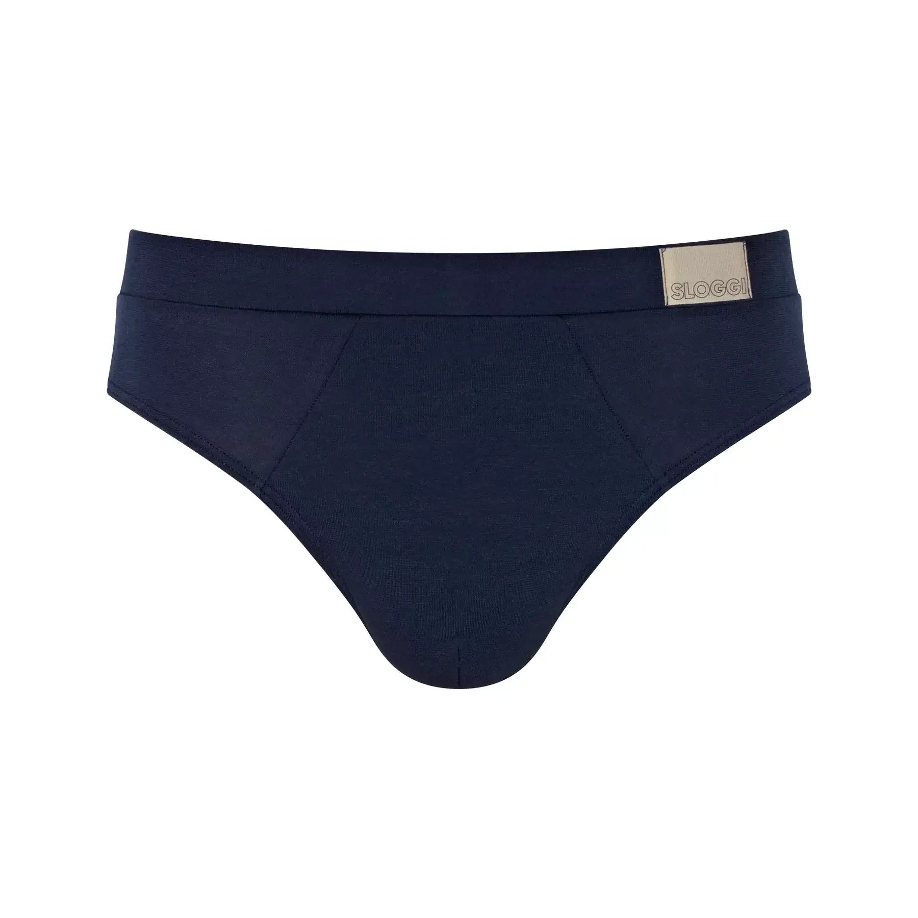 Sloggi Men's 2 Pack Go Natural Midi Briefs - Blue