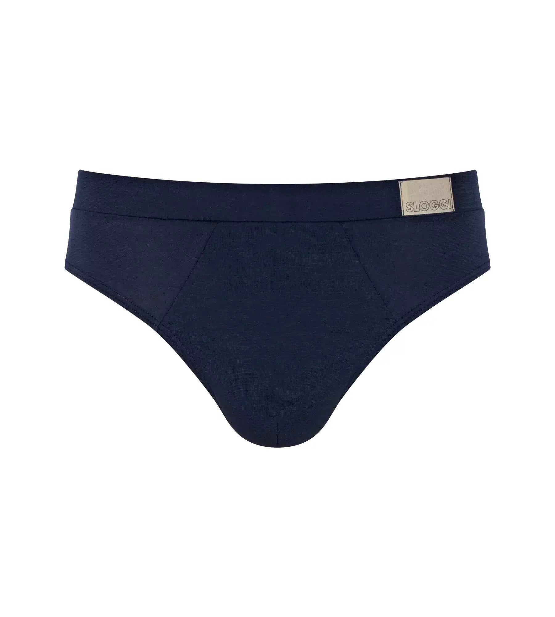 Sloggi Men's 2 Pack Go Natural Midi Briefs - Blue