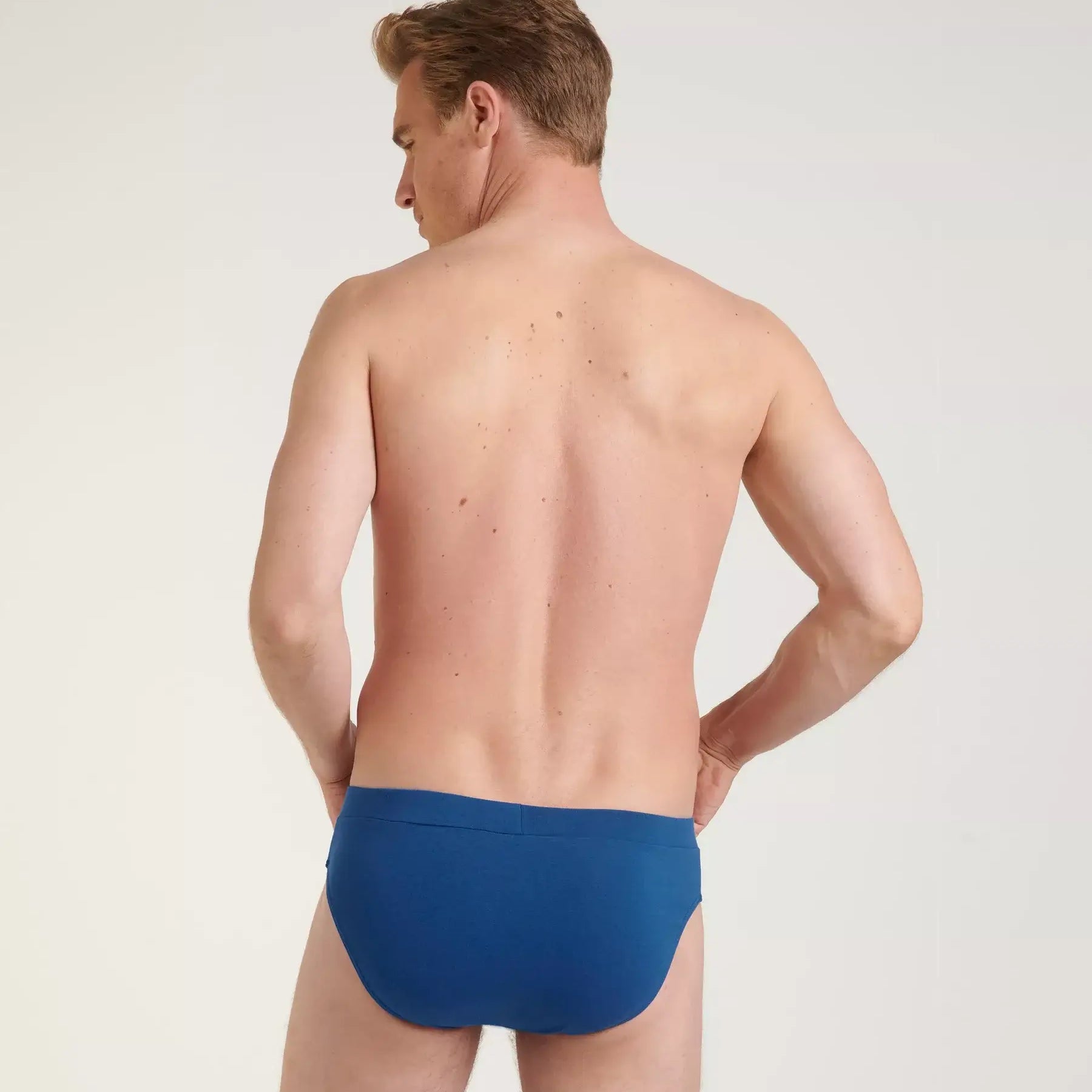 Sloggi Men's 2 Pack Go Natural Midi Briefs - Blue