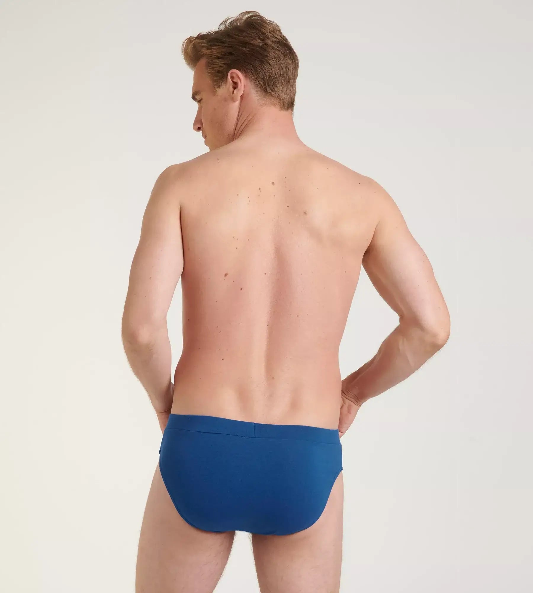 Sloggi Men's 2 Pack Go Natural Midi Briefs - Blue