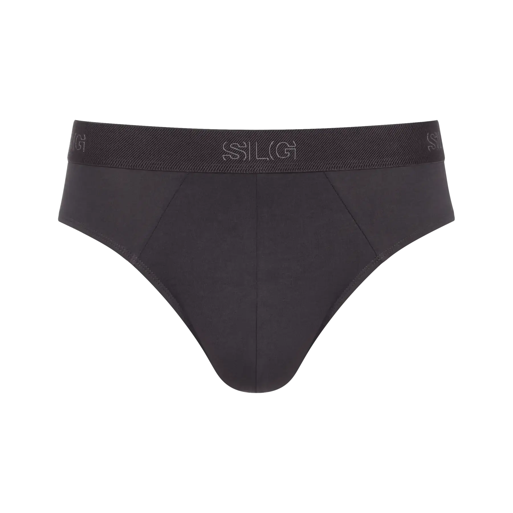Sloggi Men’s SLG Midi Briefs 2 Pack – Organic Cotton – Charcoal