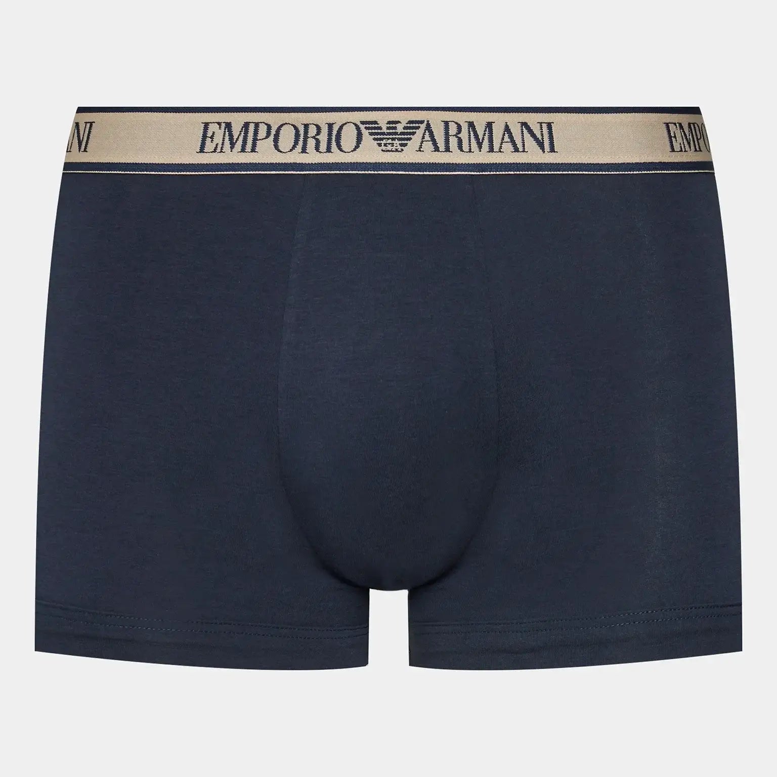 Emporio Armani 3 Pack Stretch Cotton Trunks - Beige Underwear