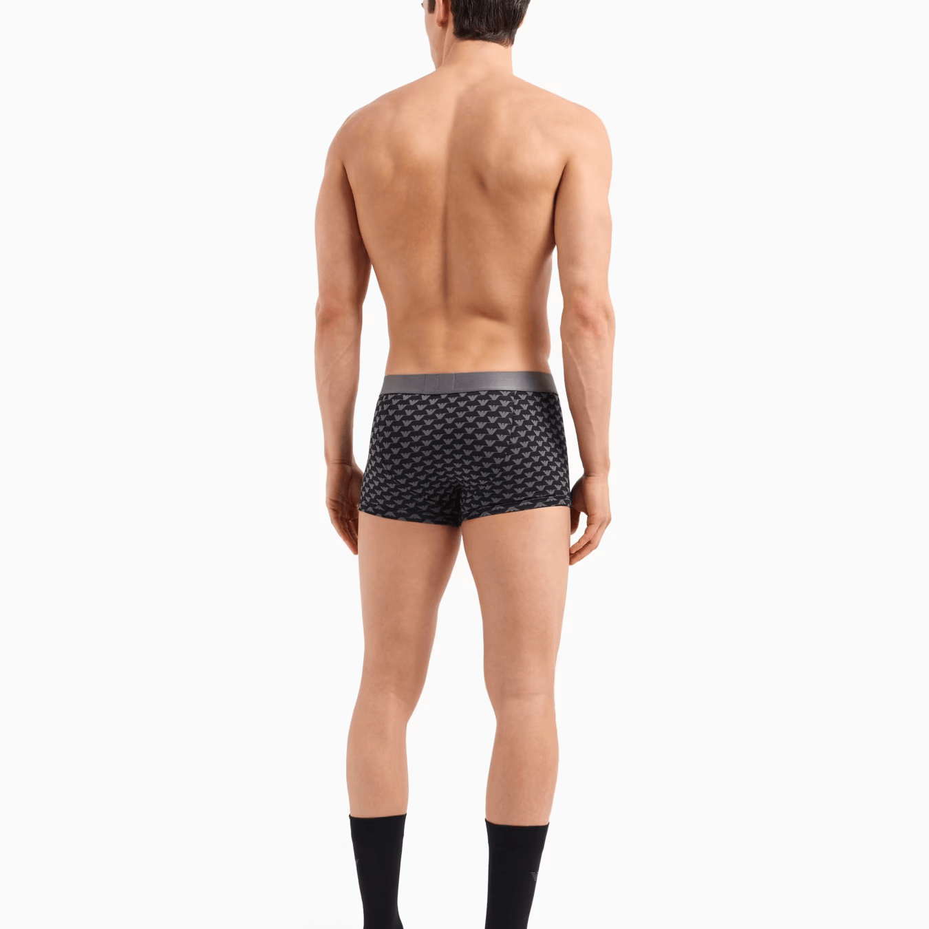 Emporio Armani Underwear Gift Set Holiday Pattern - Black Allover