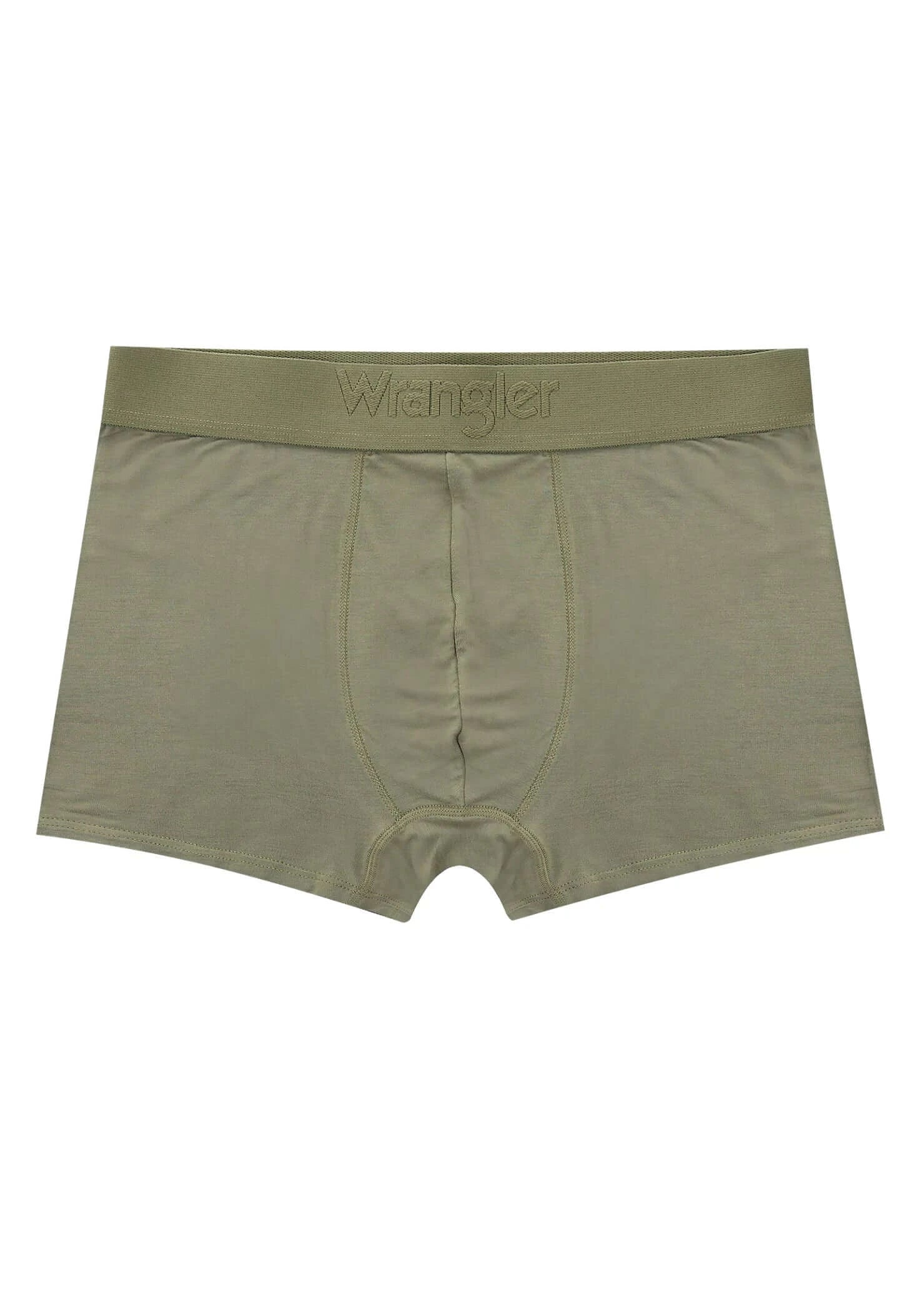 Wrangler Griffin 3 Pack Men’s Trunks – Olive, Denim & Gunmetal | Soft Bamboo Underwear