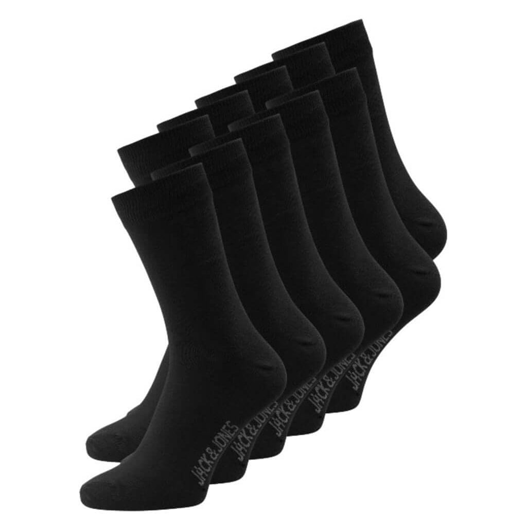 Jack & Jones JacJens 10 Pack Cotton Rich Socks - One Size (7-11)