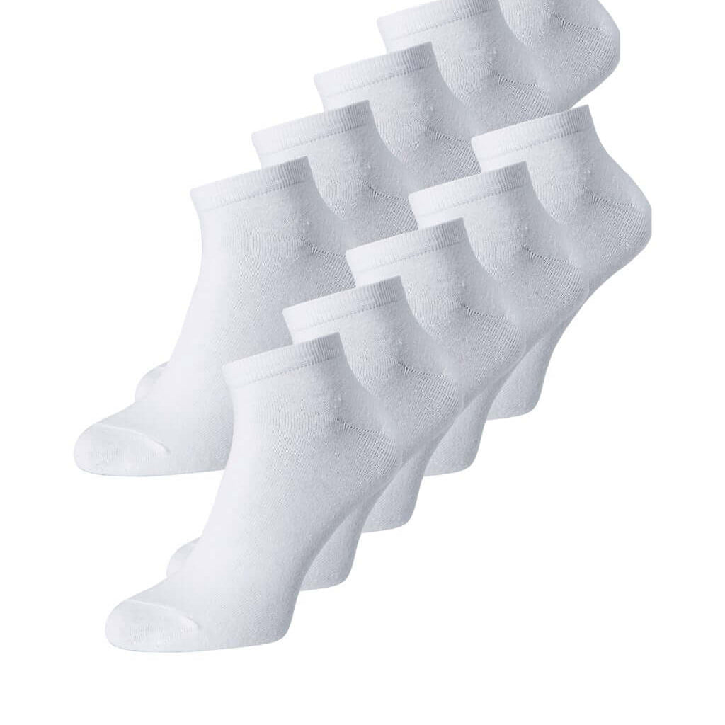 Jack & Jones Men’s JACDONGO 10-Pack Socks White & Black – Everyday Essentials