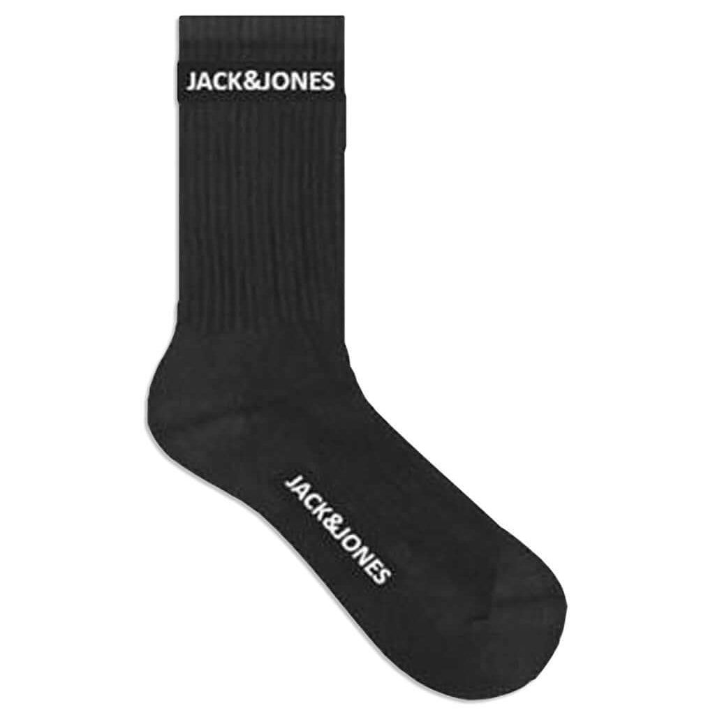 Jack & Jones 5 Pack Logo Tennis Socks - One Size (7-11)