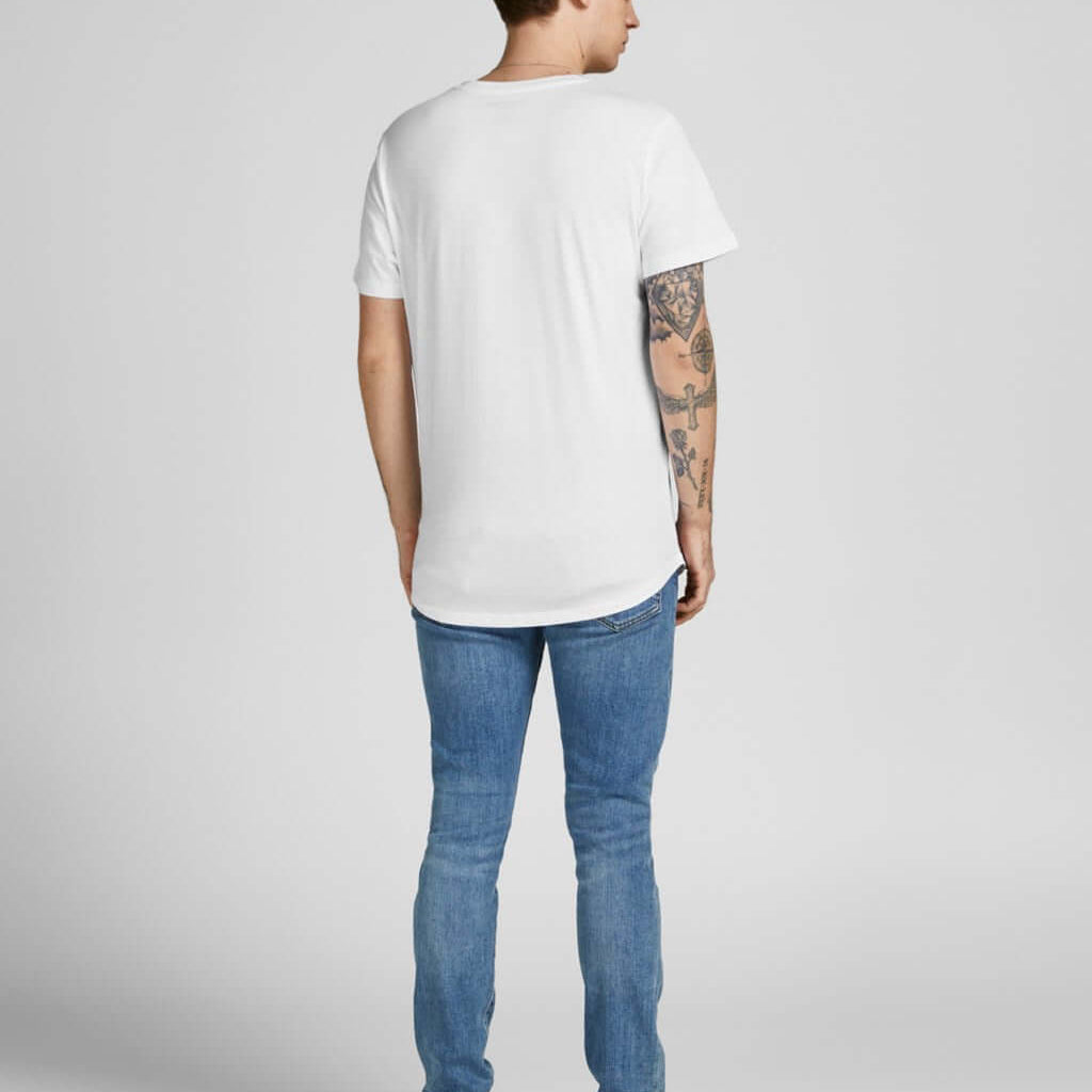 Jack & Jones 5 Pack JPRBLABRODY 100% Cotton Crew Neck T-Shirts - Assorted