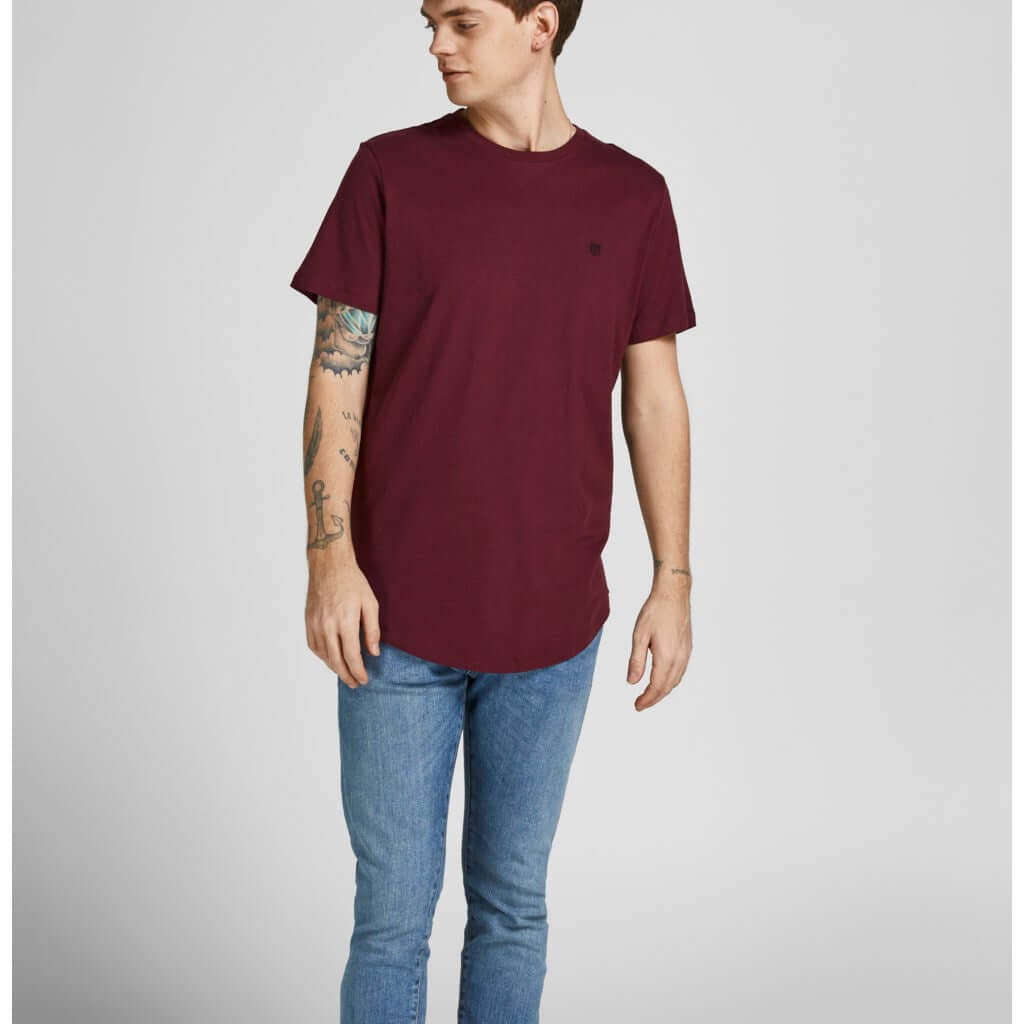 Jack & Jones 5 Pack JPRBLABRODY 100% Cotton Crew Neck T-Shirts - Assorted