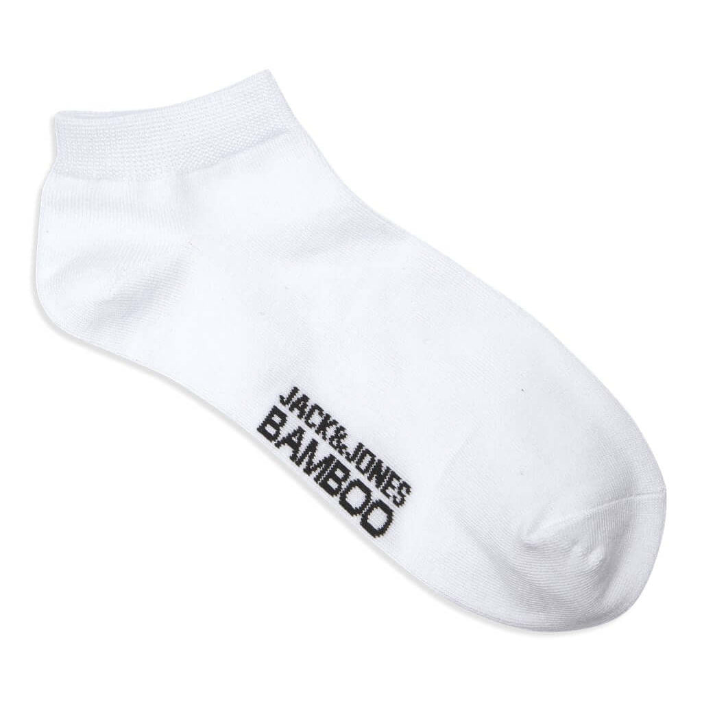 Jack & Jones Bamboo Short Ankle Socks 5 Pack - One Size (7-11)