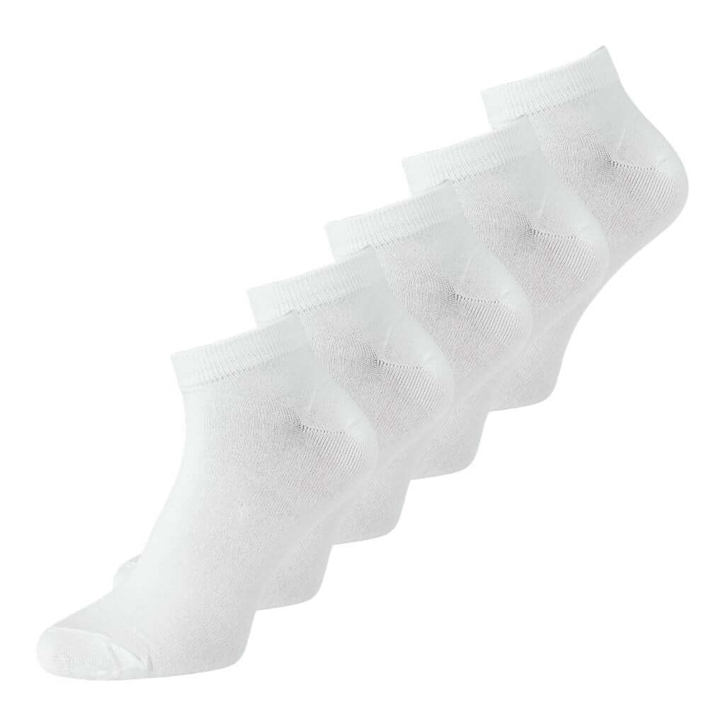 Jack & Jones Bamboo Short Ankle Socks 5 Pack - One Size (7-11)