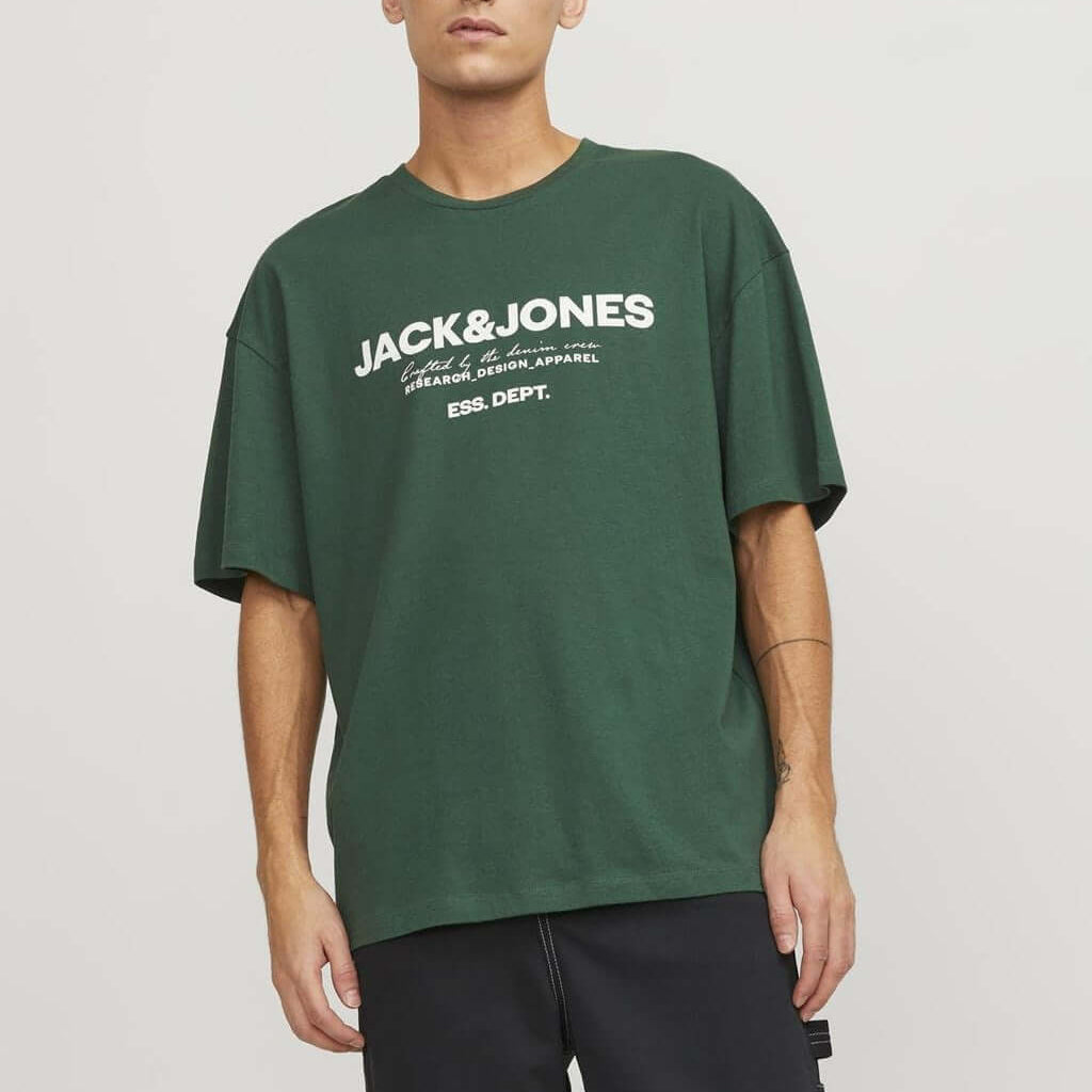 Jack & Jones 1 Pack JJGALE Crew Neck 100% Cotton T-Shirt