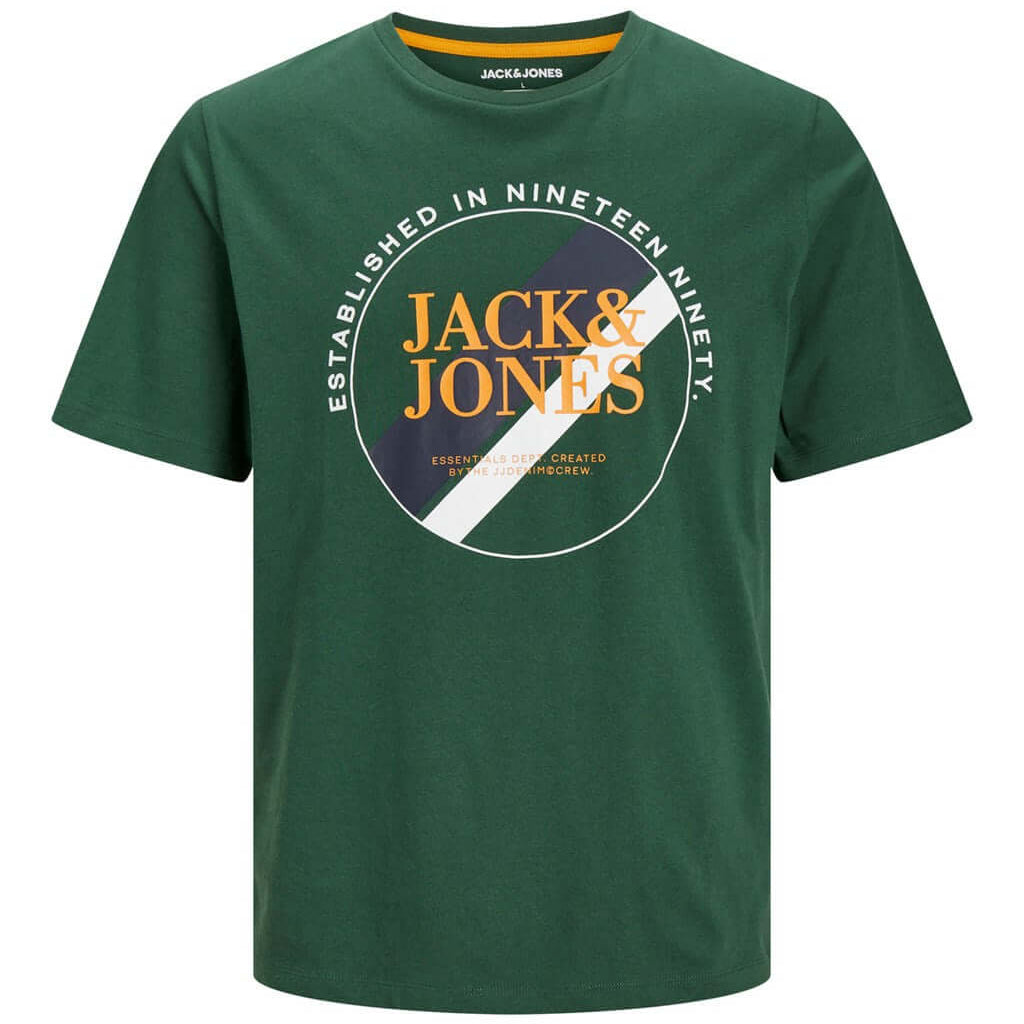 Jack & Jones 1 Pack JJLOOF Crew Neck 100% Cotton T-Shirt
