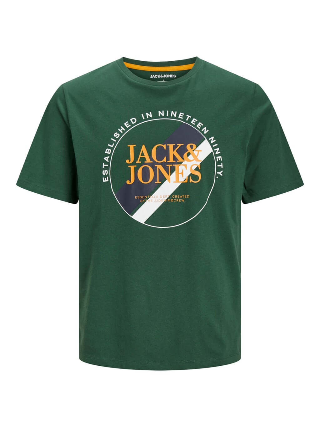 Jack & Jones 1 Pack JJLOOF Crew Neck 100% Cotton T-Shirt
