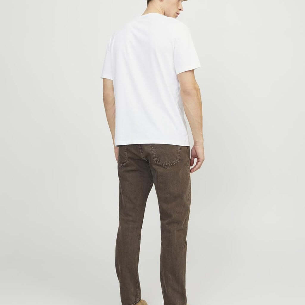 Jack & Jones 1 Pack JJLOOF Crew Neck 100% Cotton T-Shirt