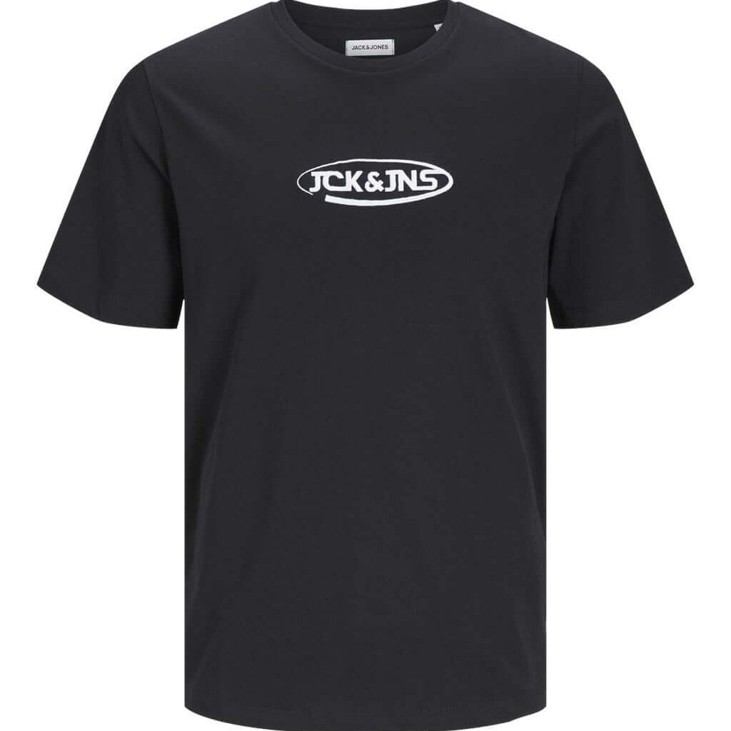 Jack & Jones Jacoliver Shorts Lounge Set - Black Tee / Black shorts