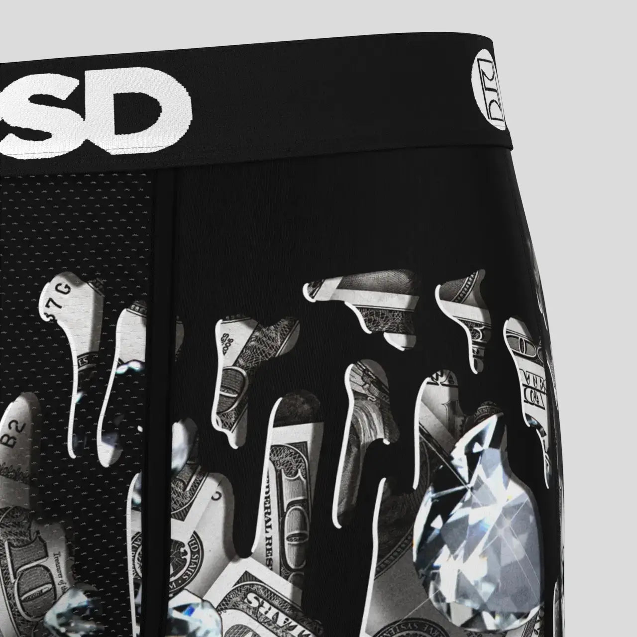 PSD Cash Drip 7" Boxer Briefs Breathable MicroMesh Stretch Fit