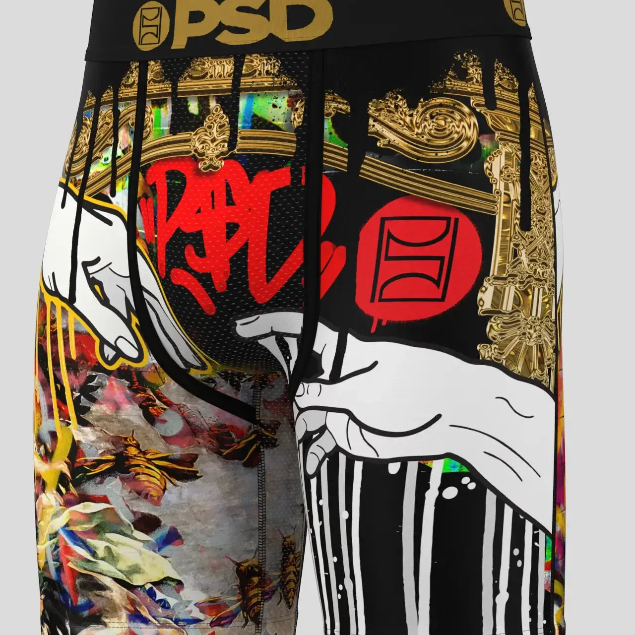 PSD Finger Drip 7" Boxer Briefs Breathable MicroMesh Stretch Fit