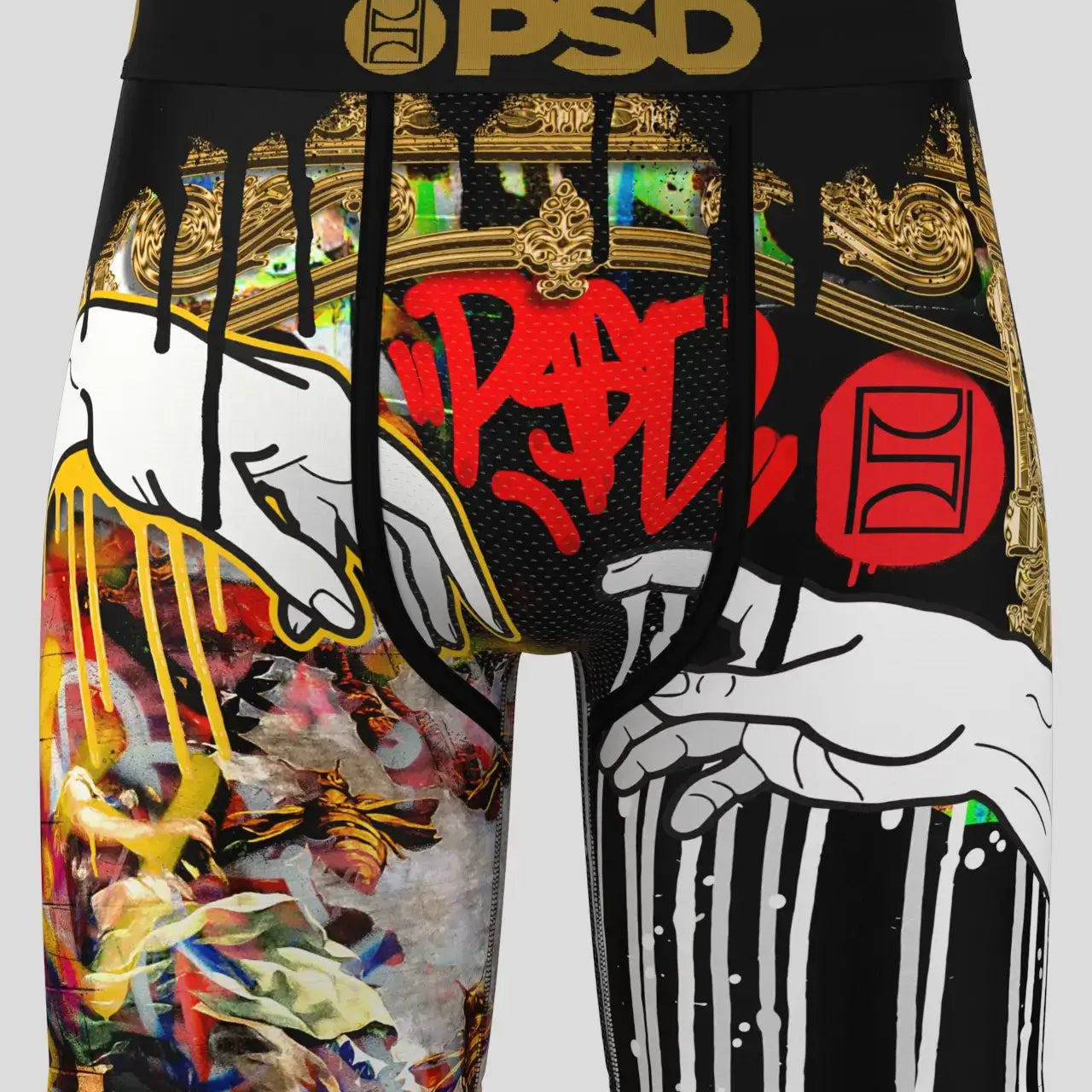 PSD Finger Drip 7" Boxer Briefs Breathable MicroMesh Stretch Fit