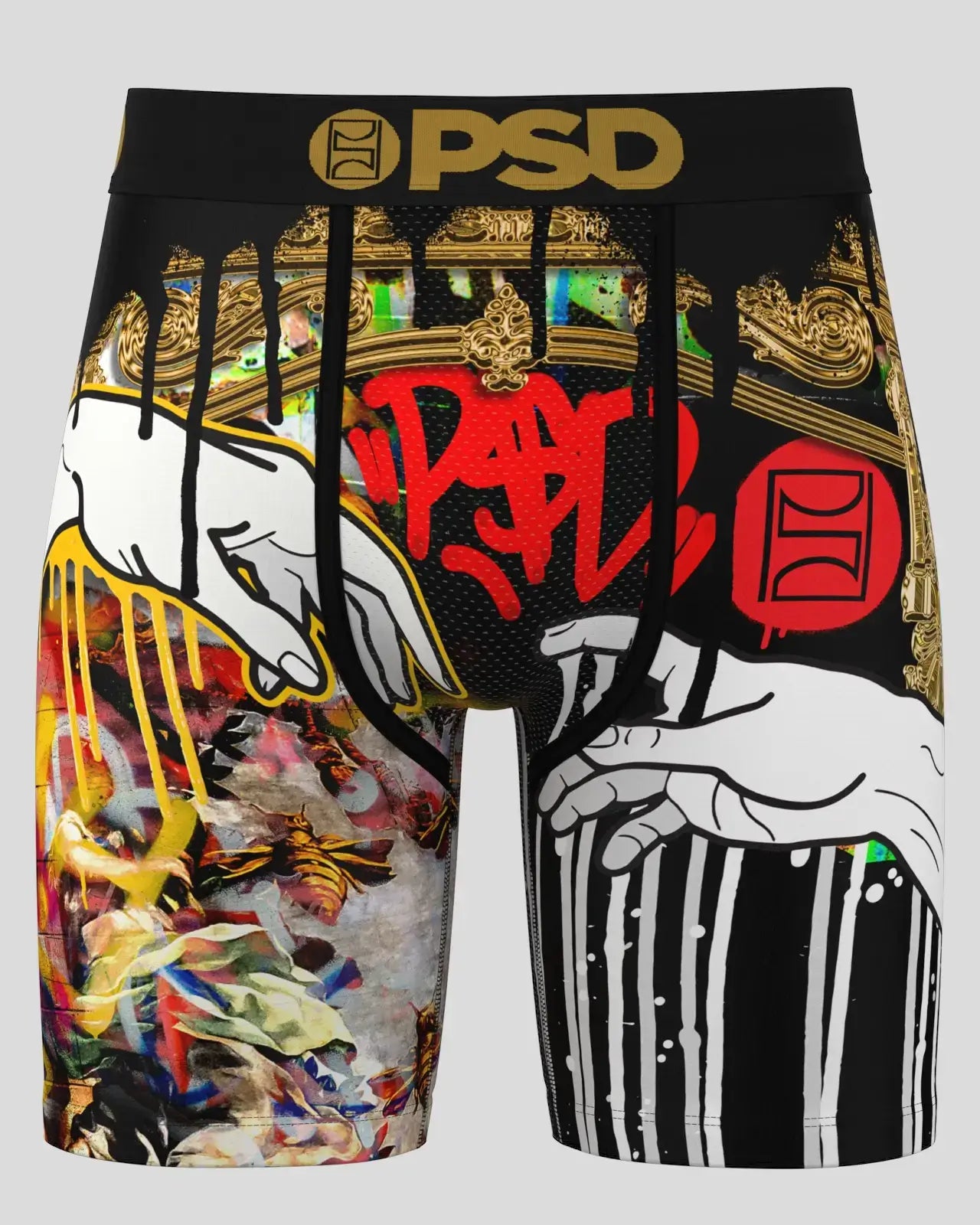 PSD Finger Drip 7" Boxer Briefs Breathable MicroMesh Stretch Fit